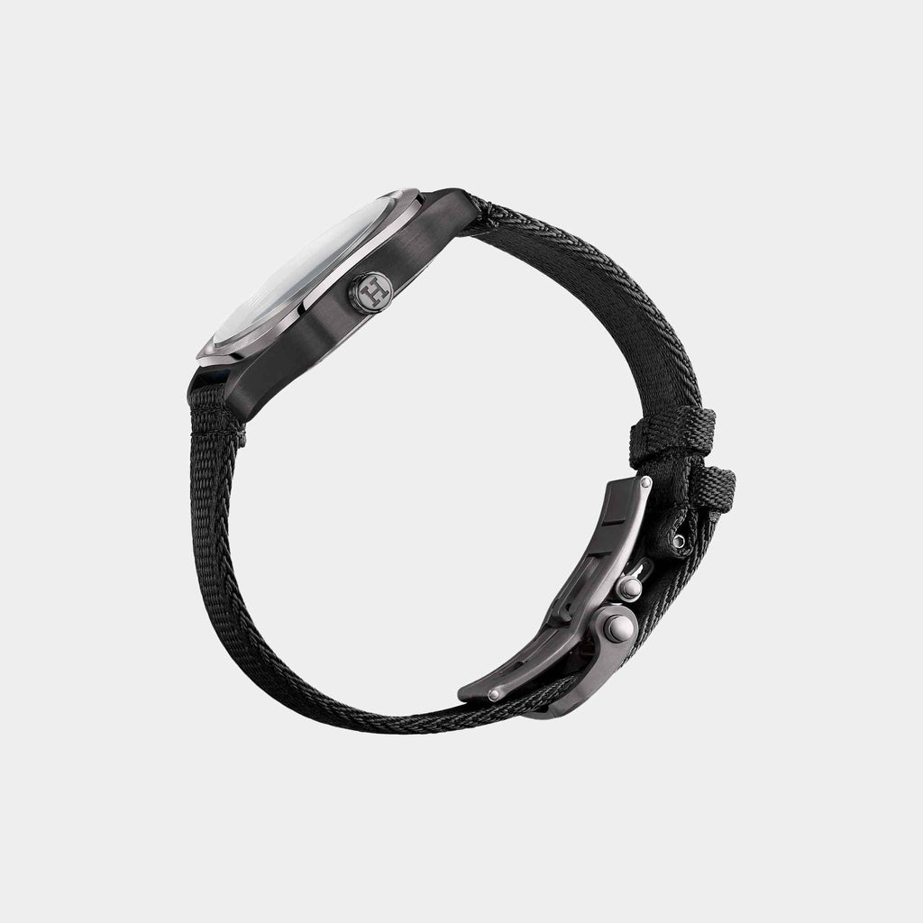 H08 42mm Titanium Watch With Black Webbing Strap Hermes оригінал – Купити в Україні – вид ззаду