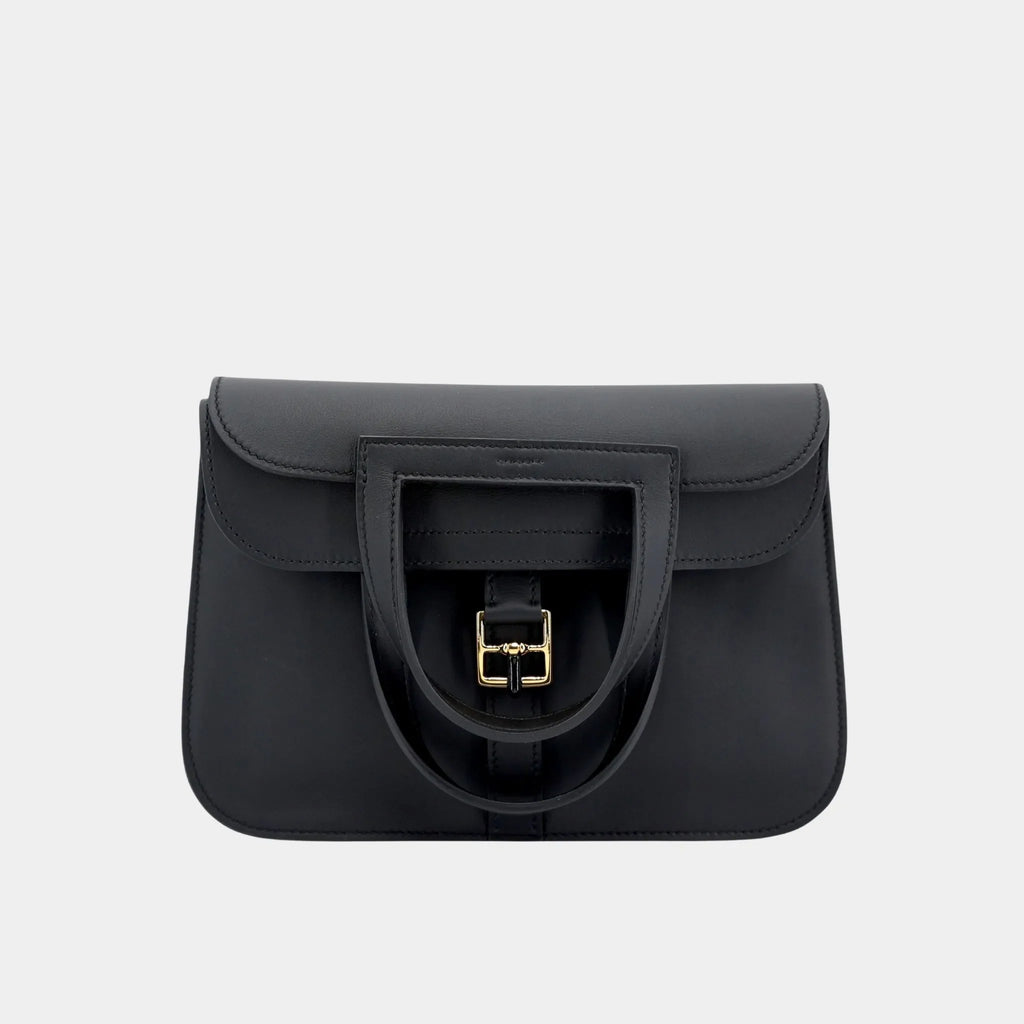 Halzan Mini Swift Black Ghw Hermes – Гарантія оригінальності – боковий вид