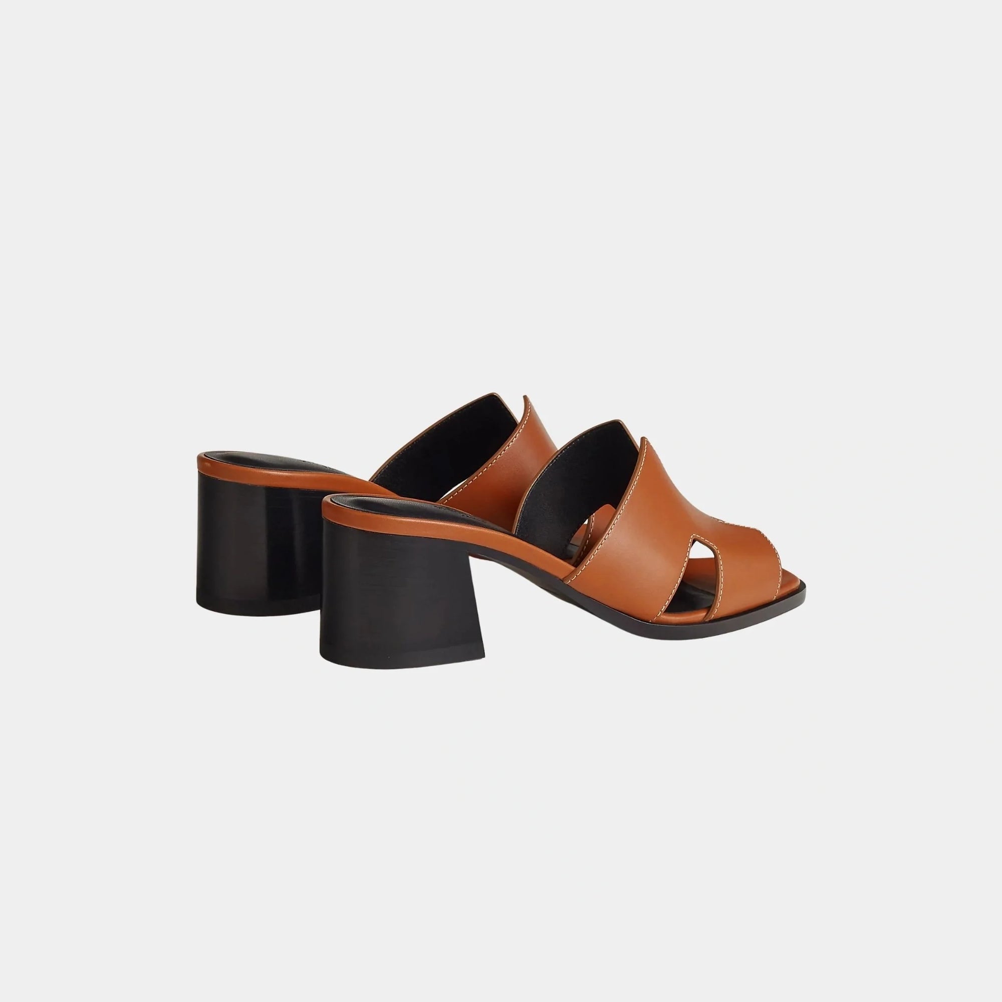 Helia 60 High Heel Heritage Calfskin Sandal Hermes – Гарантія оригінальності – детальний вид