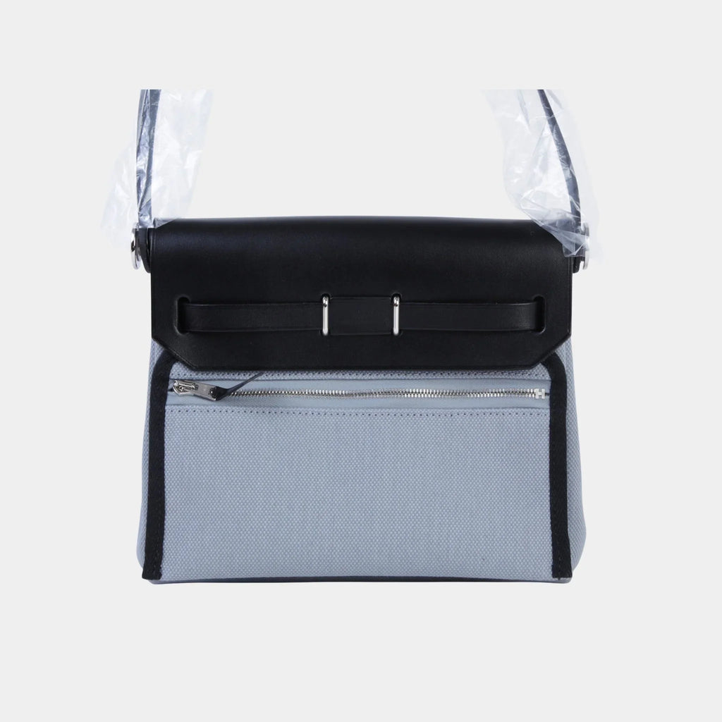 Herbag Zip Mini Vache Hunter-Canvas Black Hermes – Гарантія оригінальності – вид ззаду
