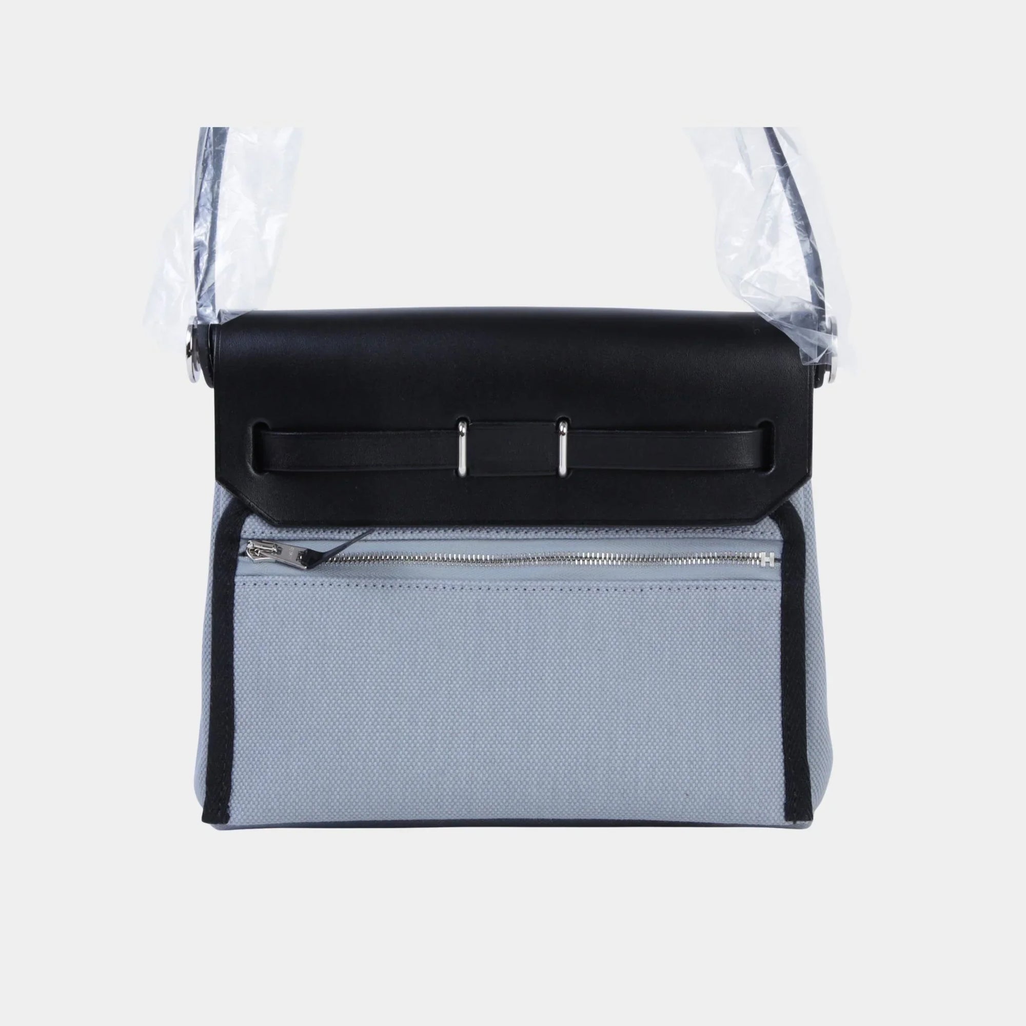 Herbag Zip Mini Vache Hunter-Canvas Black Hermes – Гарантія оригінальності – вид ззаду
