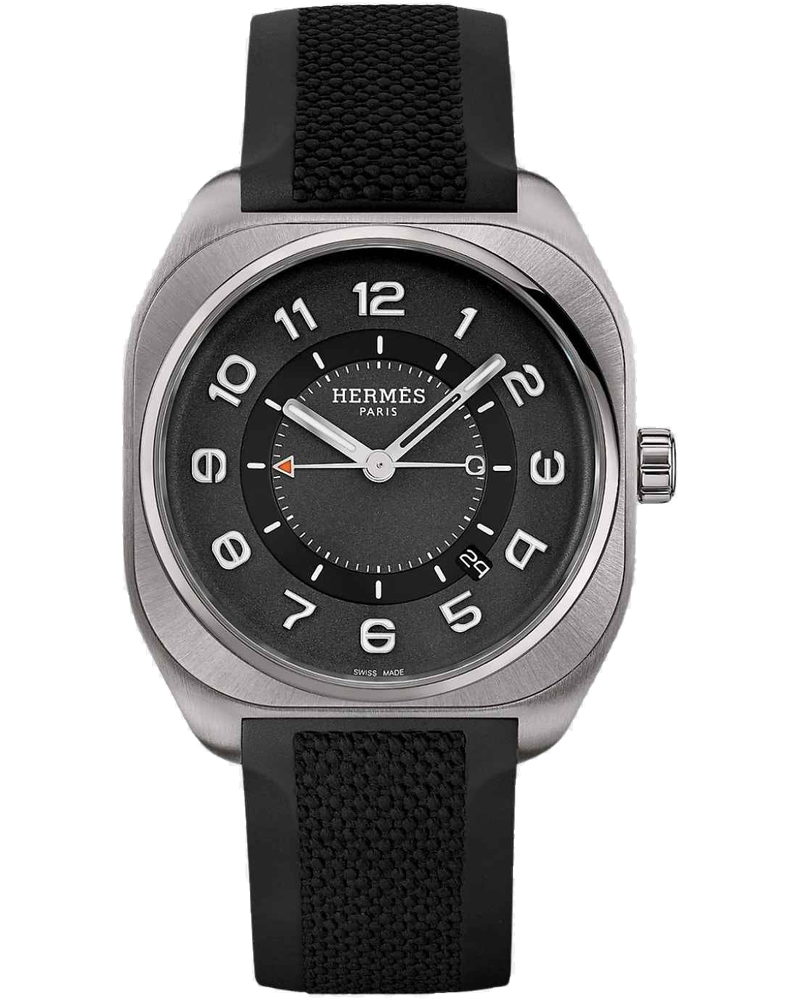 Оригінальна H08 42 MM Titanium Watch With Mirror Polished Chamfers Hermes