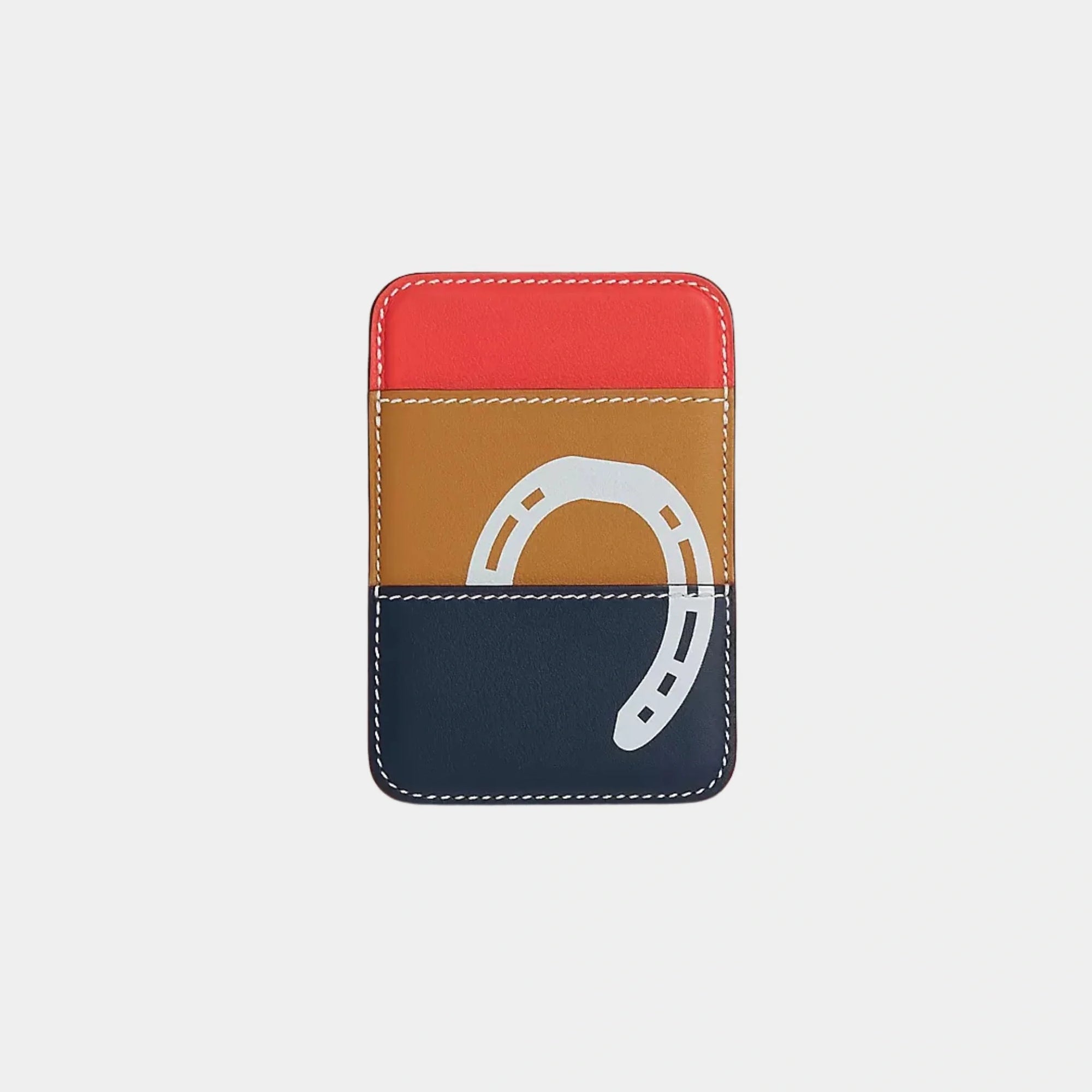 Horseshoe Magsafe Card Holder Hermes – Гарантія оригінальності – боковий вид