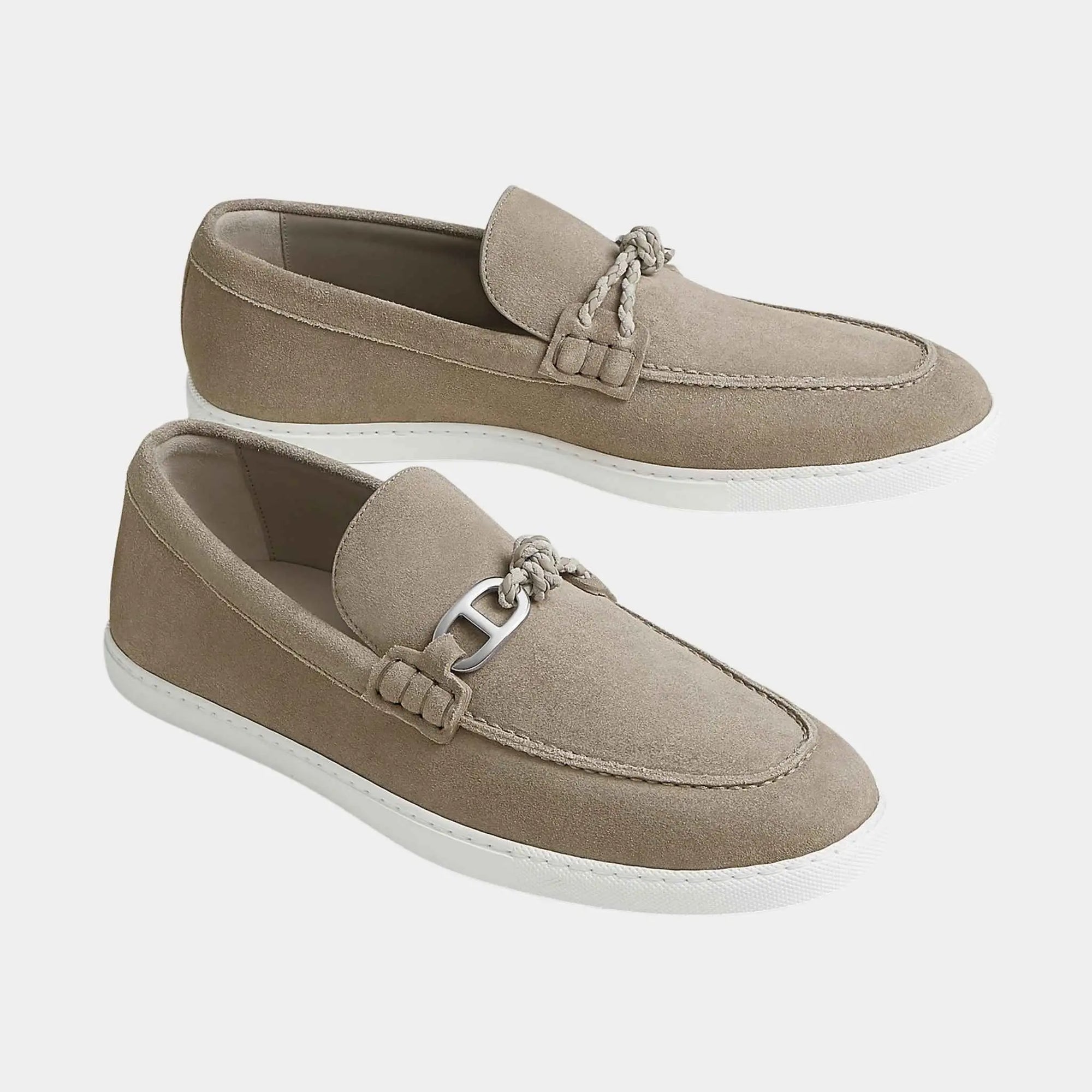 Ignacio Loafers In Suede Calfskin Hermes оригінал – Купити в Україні – боковий вид
