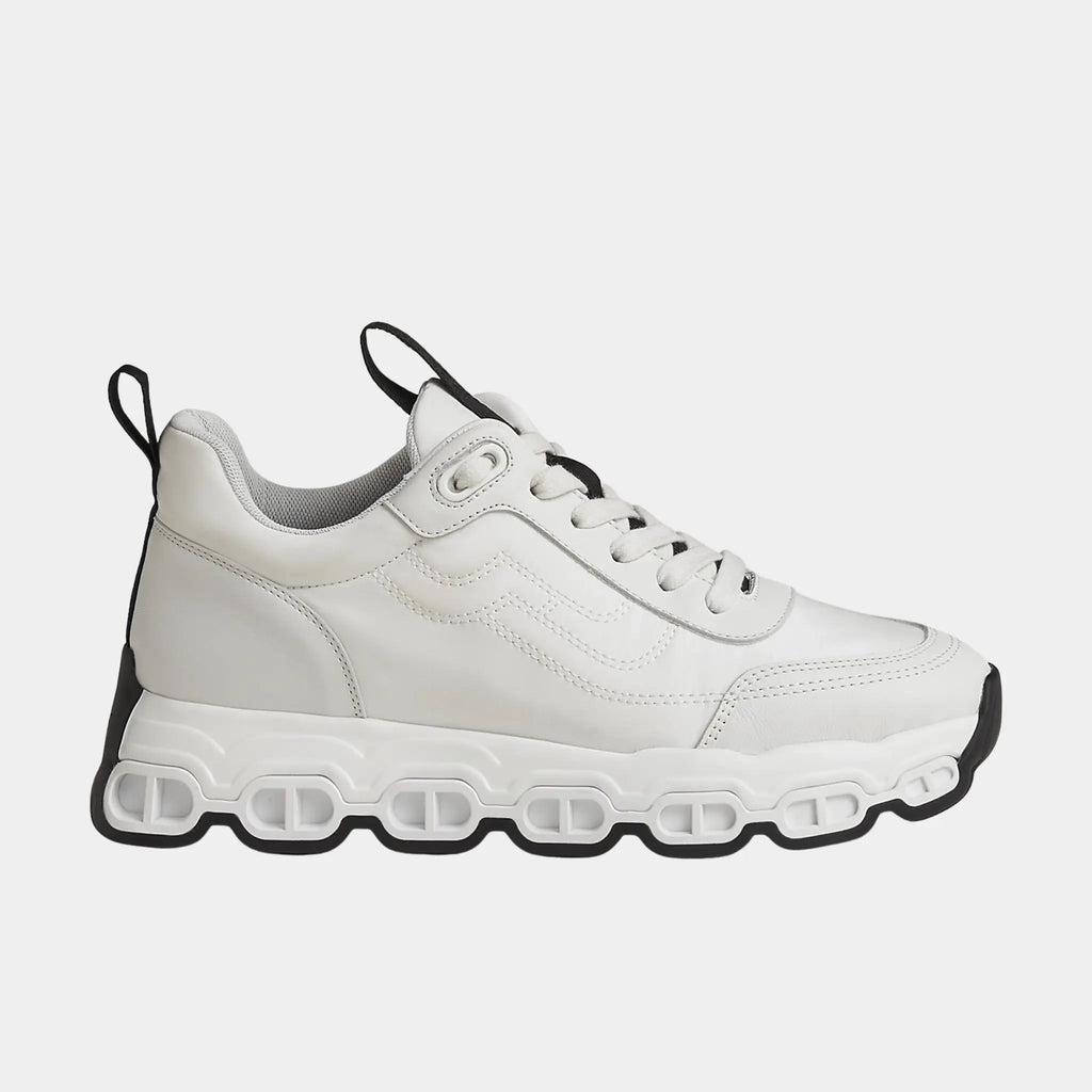 Impulse Sneakers In Parachute Fabric And Calfskin Hermes – Гарантія оригінальності – вид ззаду