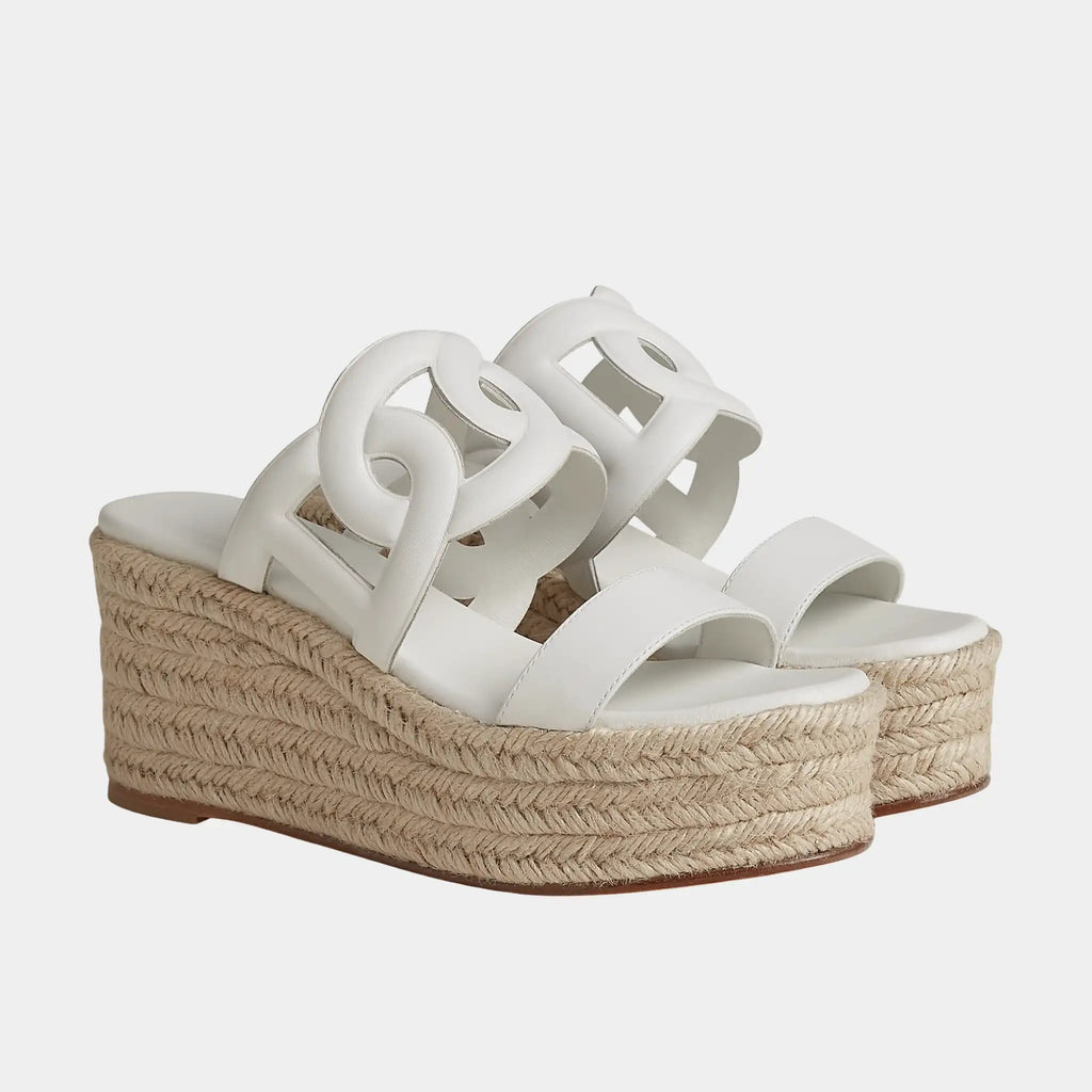 Ithea 30 Espadrille In Nappa Leather Hermes – Гарантія оригінальності – боковий вид