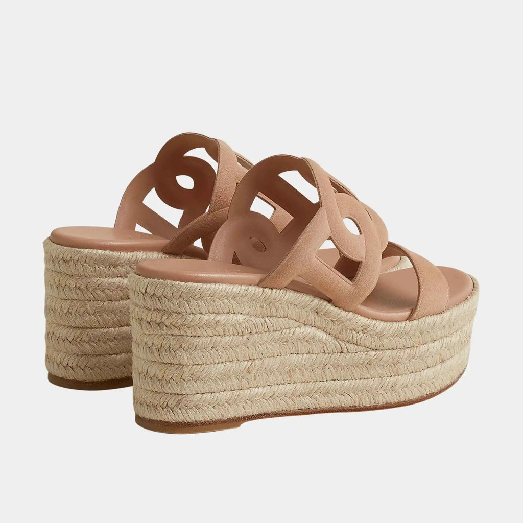 Ithea 30 Espadrille In Suede Goatskin Hermes – Гарантія оригінальності – детальний вид