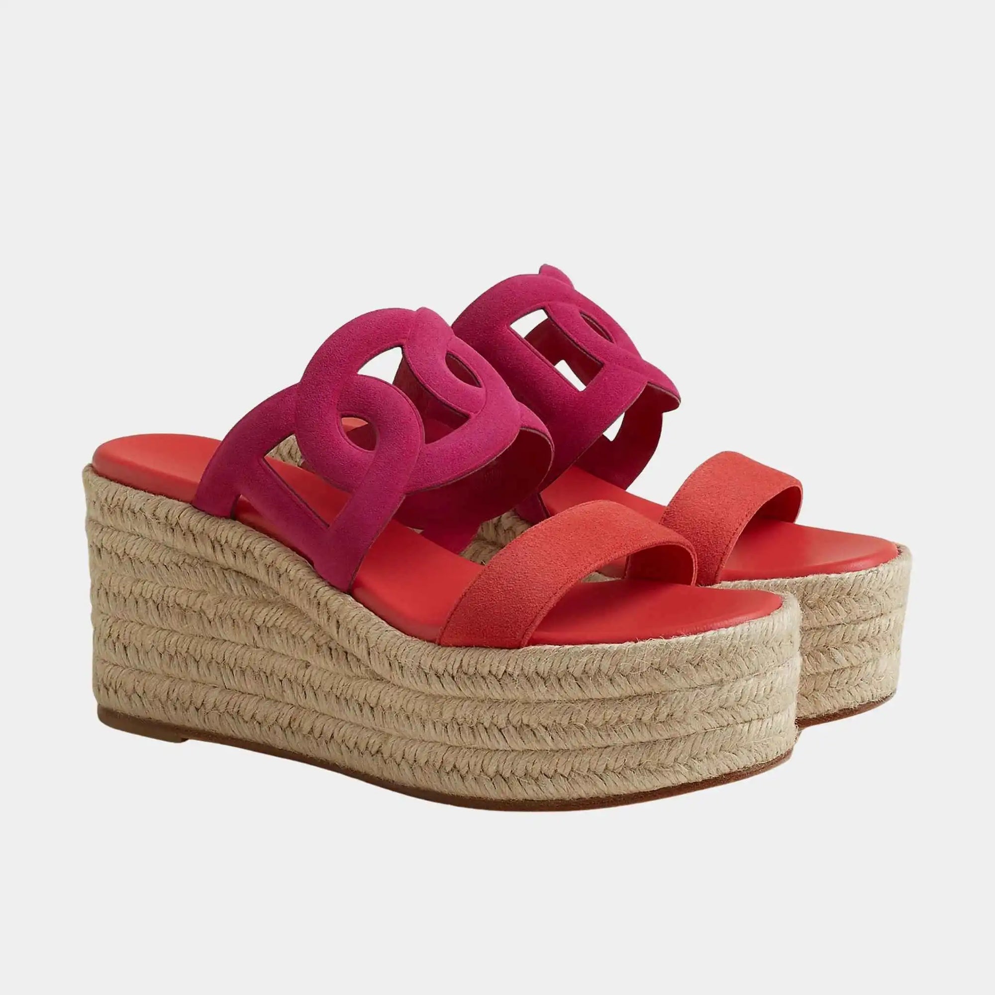 Ithea 30 Espadrille In Suede Goatskin Hermes – Гарантія оригінальності – збільшений вид