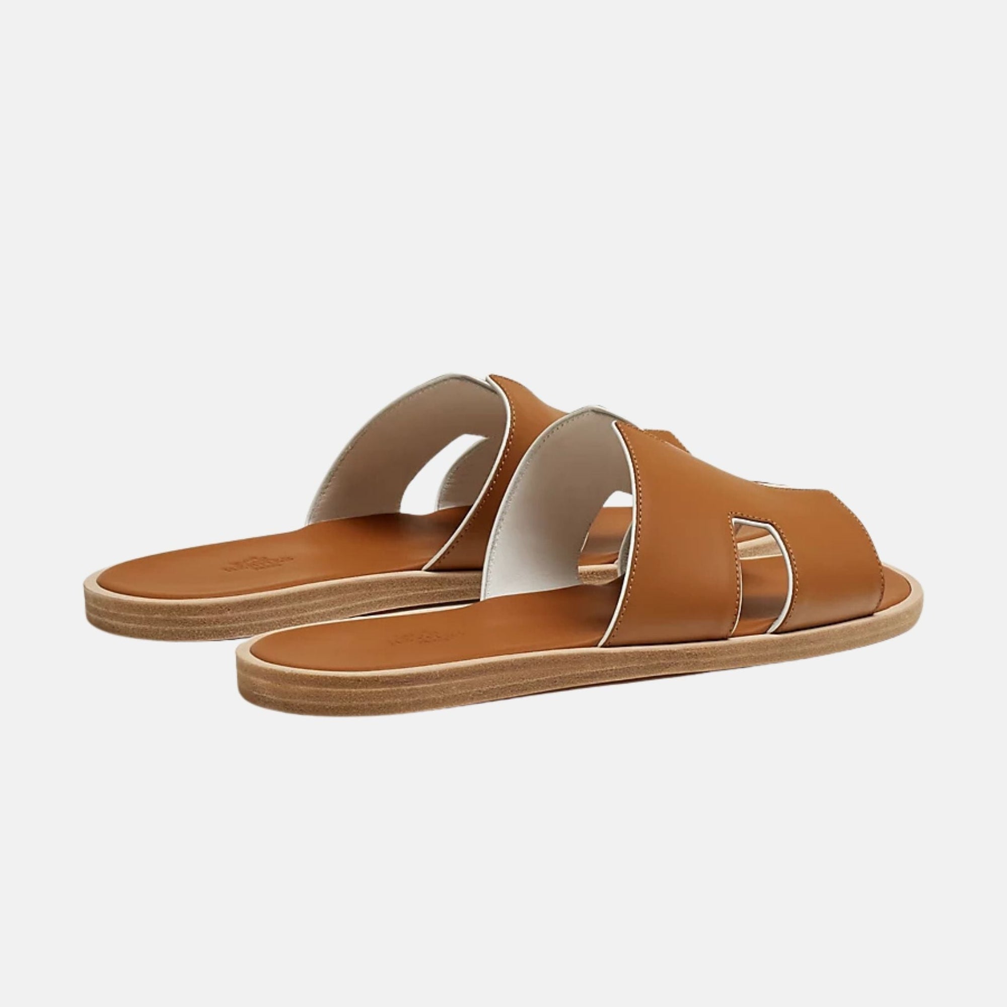 Izmir Sandal In Calfskin And Nappa Leather Hermes – Гарантія оригінальності – детальний вид