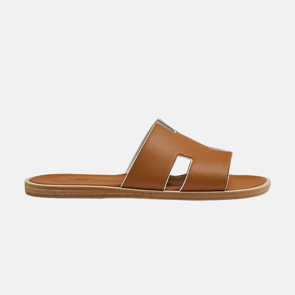 Izmir Sandal In Calfskin And Nappa Leather Hermes – Гарантія оригінальності – вид ззаду