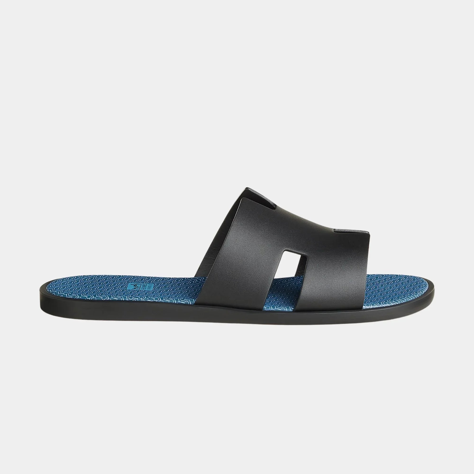 Оригінальна Izmir Sandal In Calfskin With Zig-Zag Printed Insole Hermes – вид ззаду