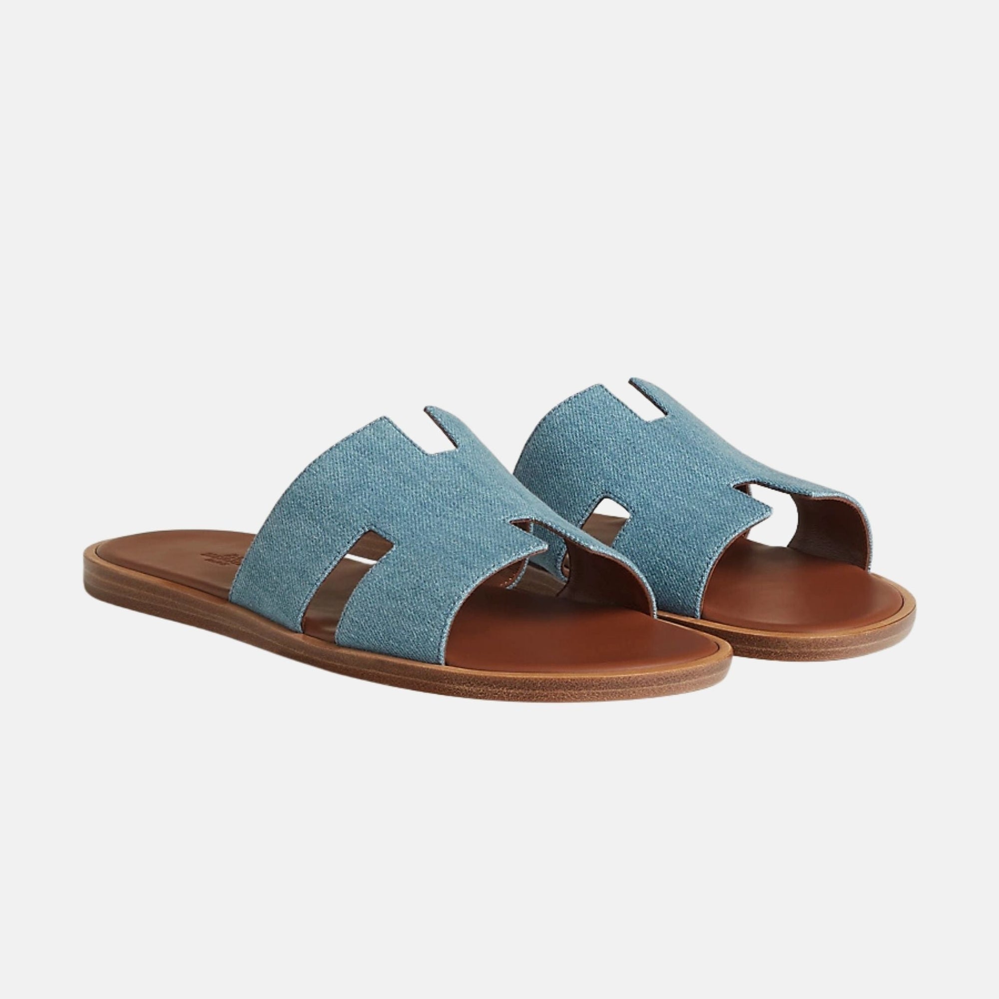 Izmir Sandal In Denim Hermes оригінал – Купити в Україні – боковий вид
