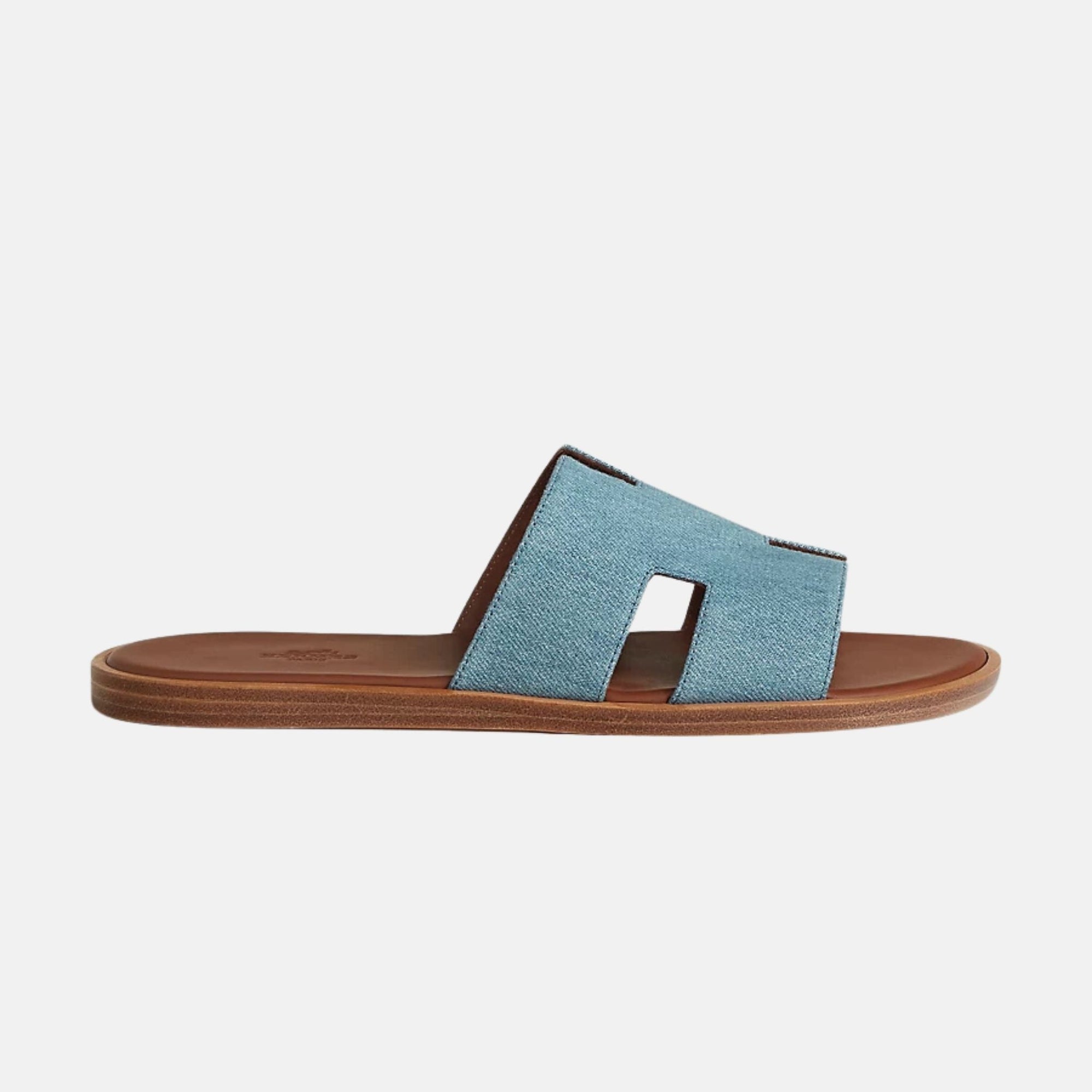 Izmir Sandal In Denim Hermes оригінал – Купити в Україні – вид ззаду