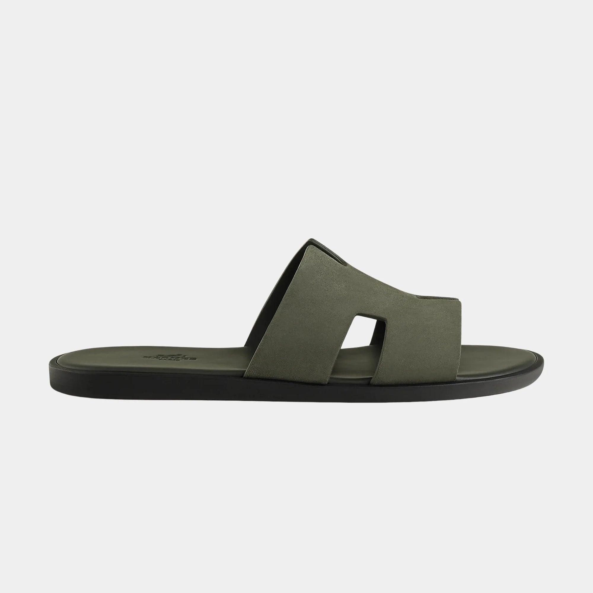 Оригінальна Izmir Sandal In Suede Goatskin Hermes – вид ззаду