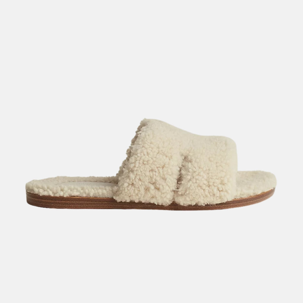 Izmir Sandal In Shearling Hermes оригінал – Купити в Україні – вид ззаду