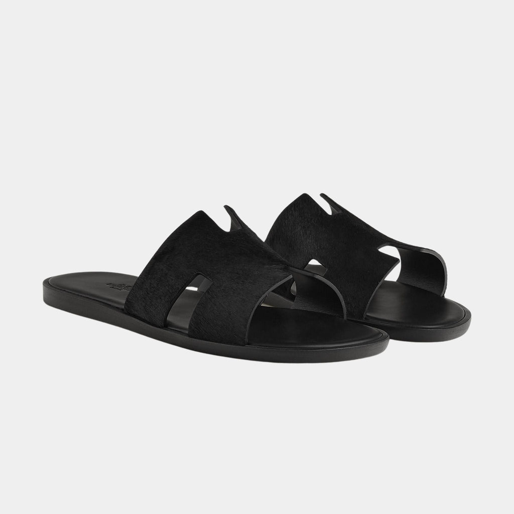 Izmir Sandals Moire Calfskin Hermes – Гарантія оригінальності – боковий вид