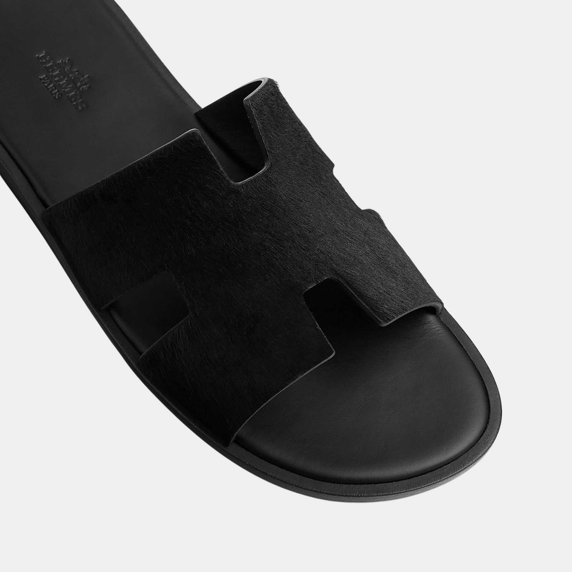Izmir Sandals Moire Calfskin Hermes – Гарантія оригінальності – детальний вид