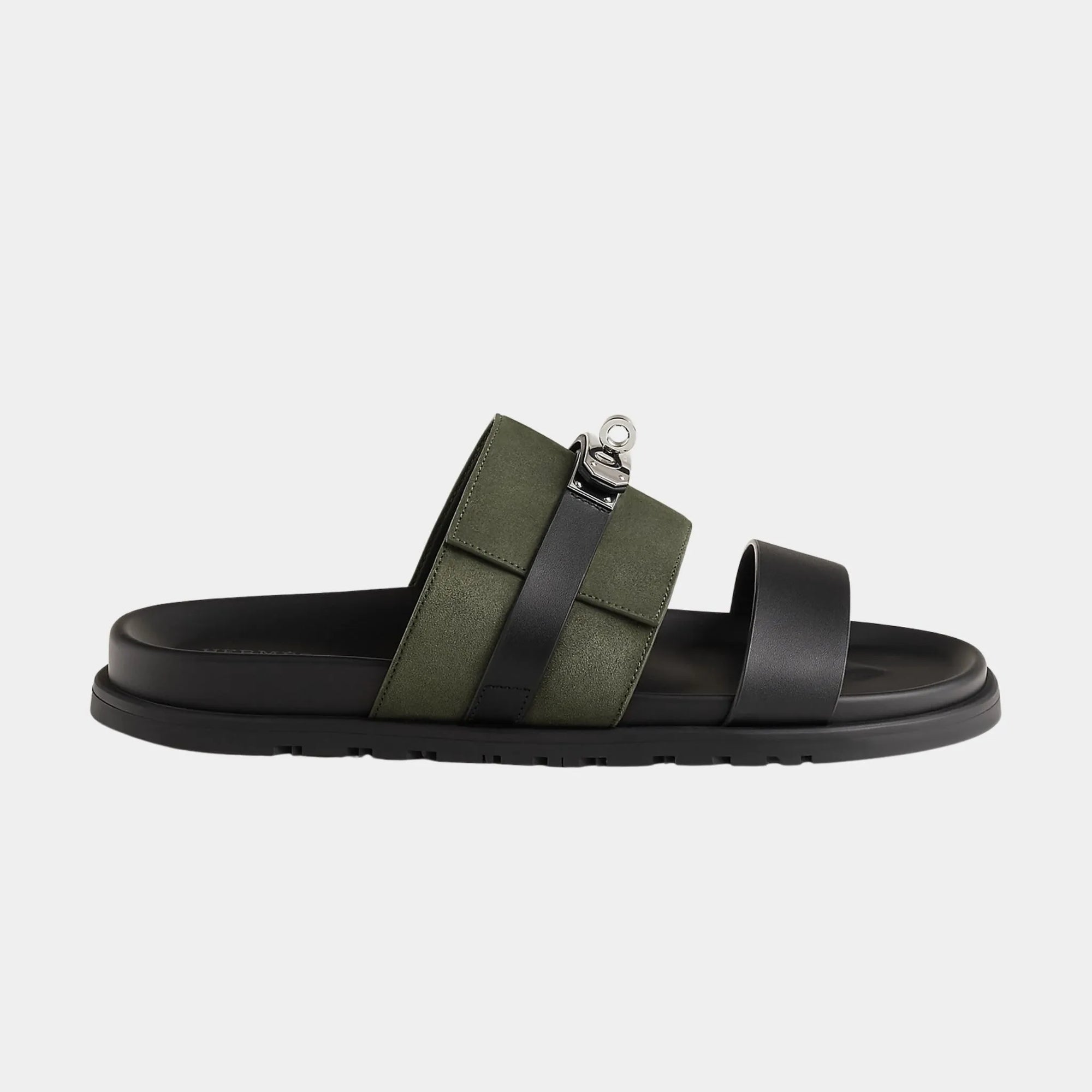 Оригінальна Jackson Sandal In Calfskin And Suede Hermes – вид ззаду