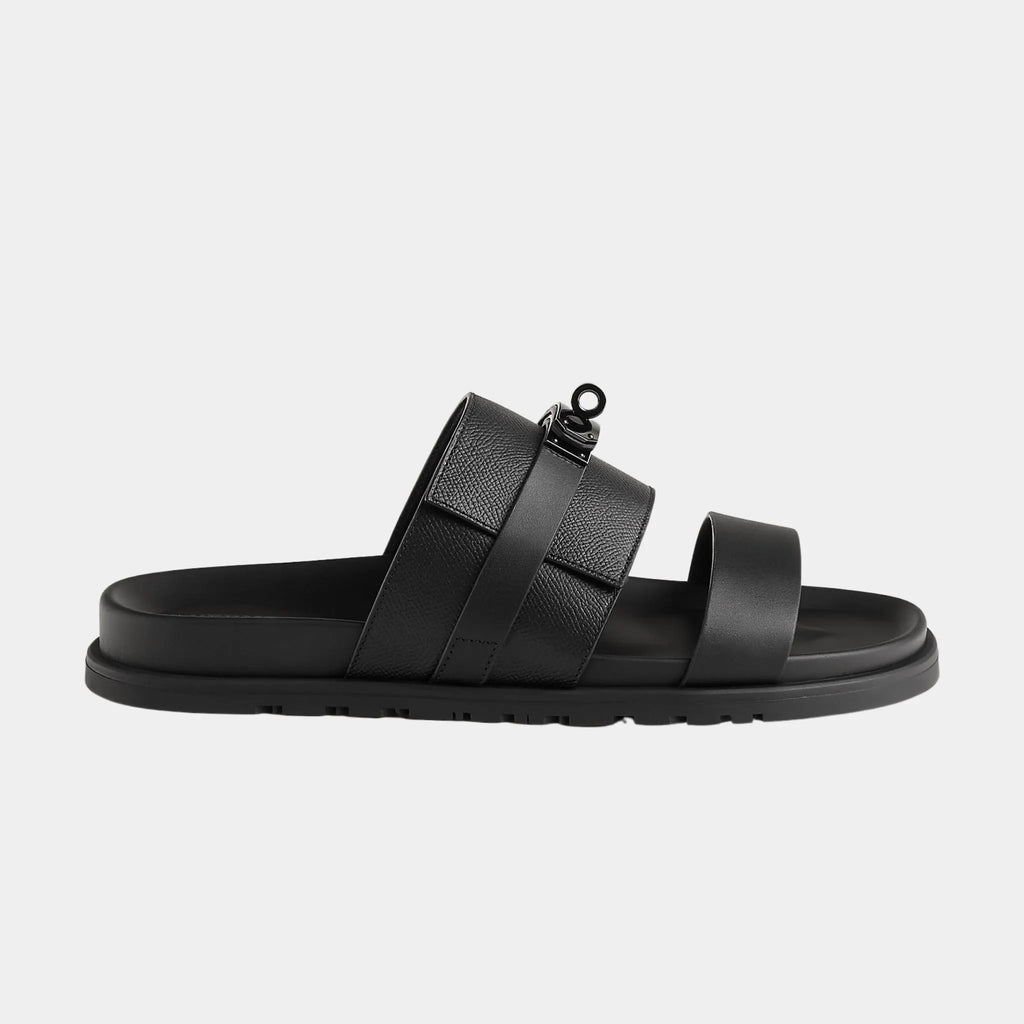 Оригінальна Jackson Sandal In Epsom Calfskin And Calfskin Hermes – вид ззаду