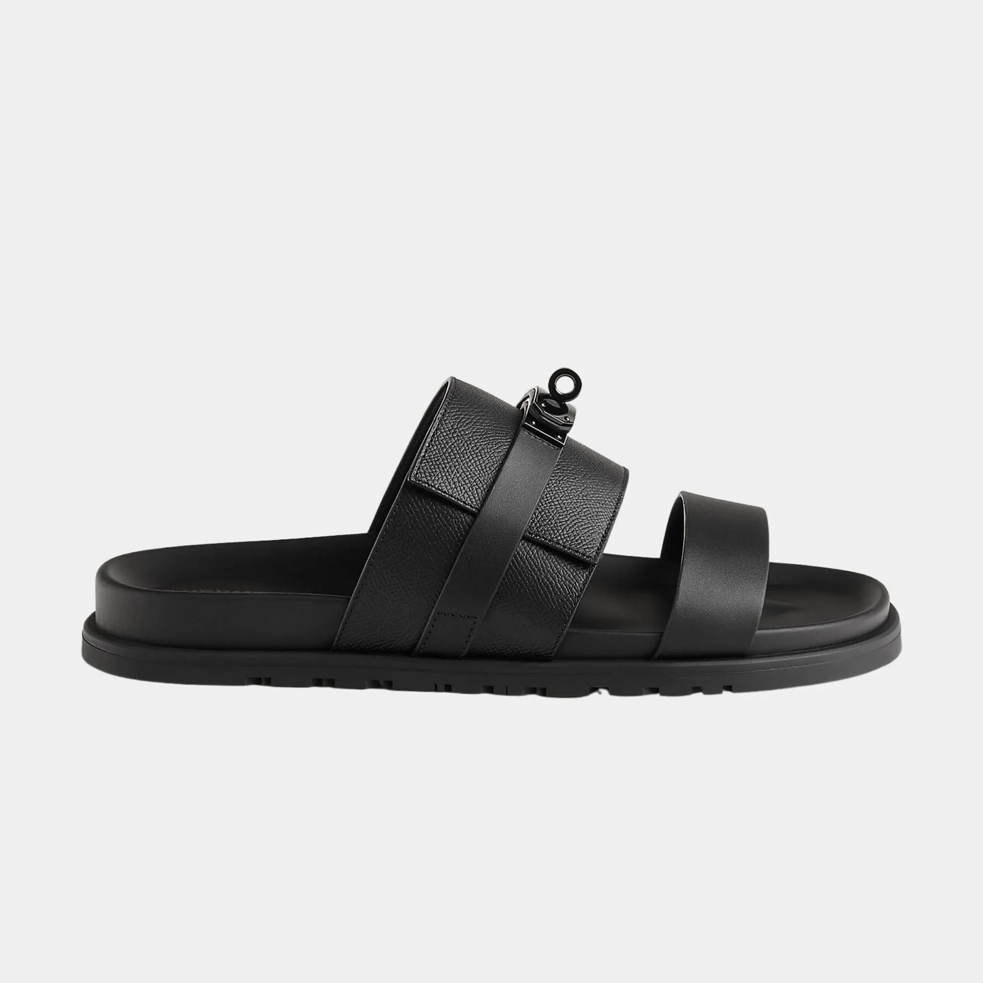 Оригінальна Jackson Sandal In Epsom Calfskin And Calfskin Hermes – вид ззаду