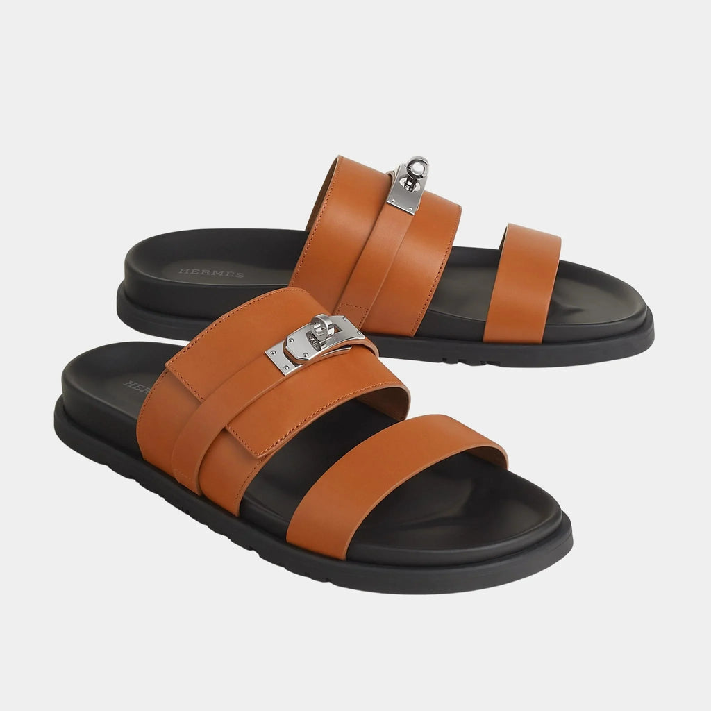 Jackson Sandal In Heritage Calfskin Hermes оригінал – Купити в Україні – боковий вид
