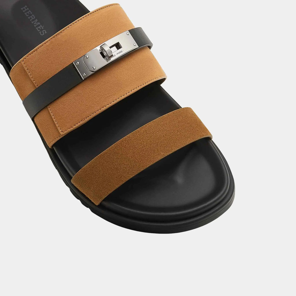Jackson Sandals In Multicolor Suede Goatskin And Calfskin Hermes оригінал – Купити в Україні – детальний вид