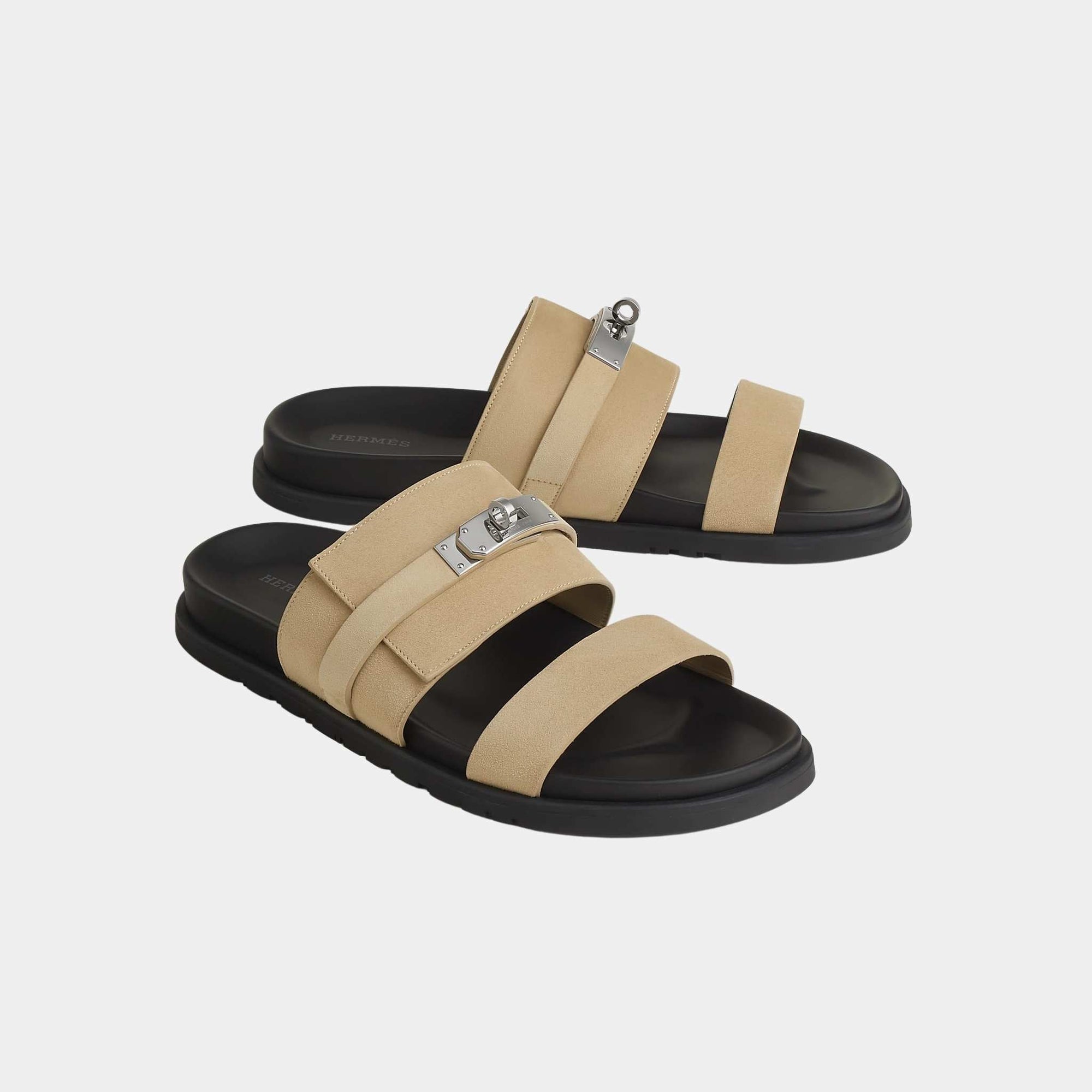 Оригінальна Jackson Sandals Suede Goatskin Hermes – збільшений вид