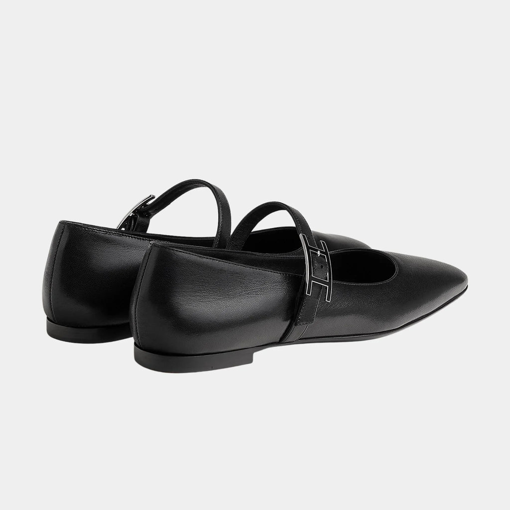 Jane Ballerinas In Goatskin Hermes – Гарантія оригінальності – детальний вид