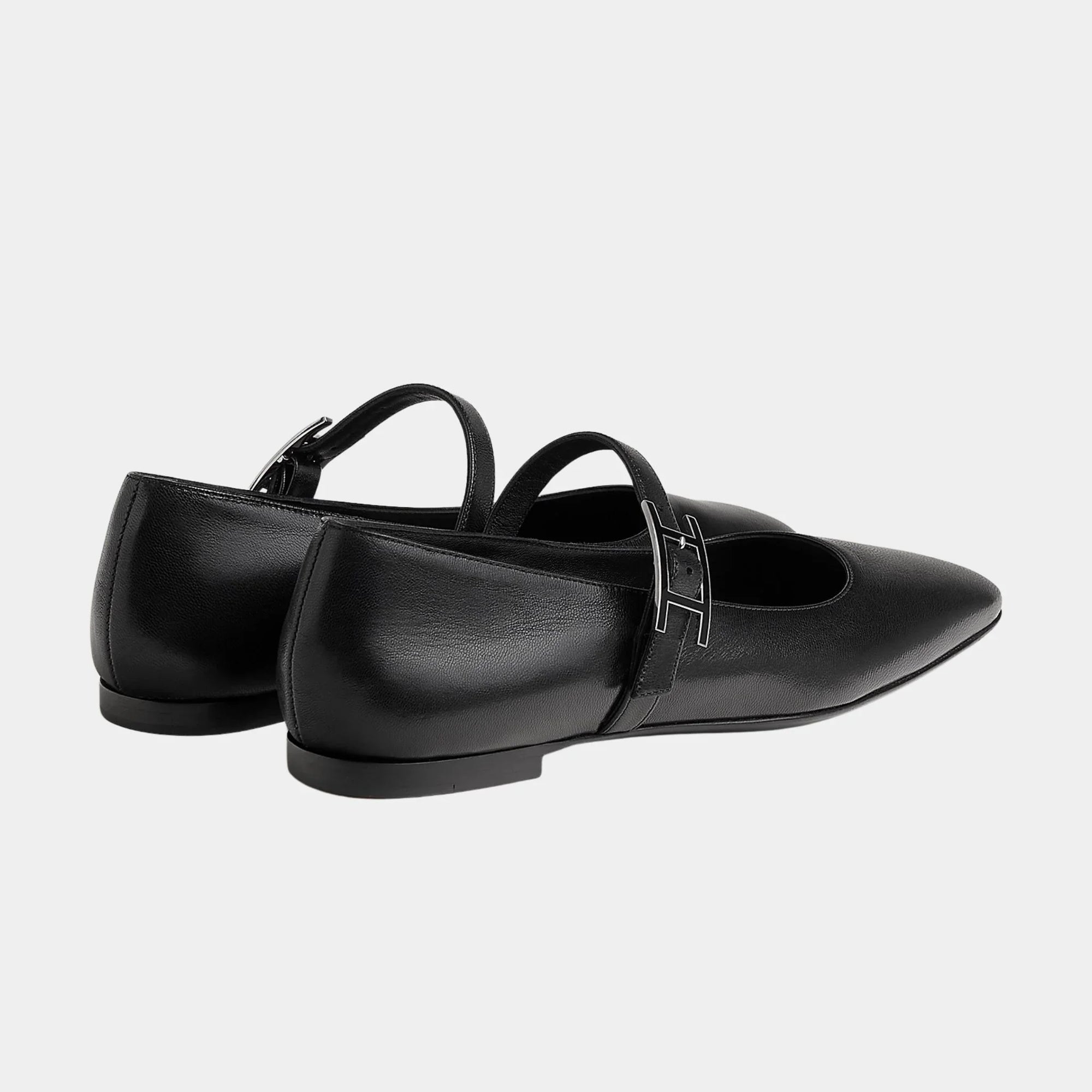 Jane Ballerinas In Goatskin Hermes – Гарантія оригінальності – детальний вид