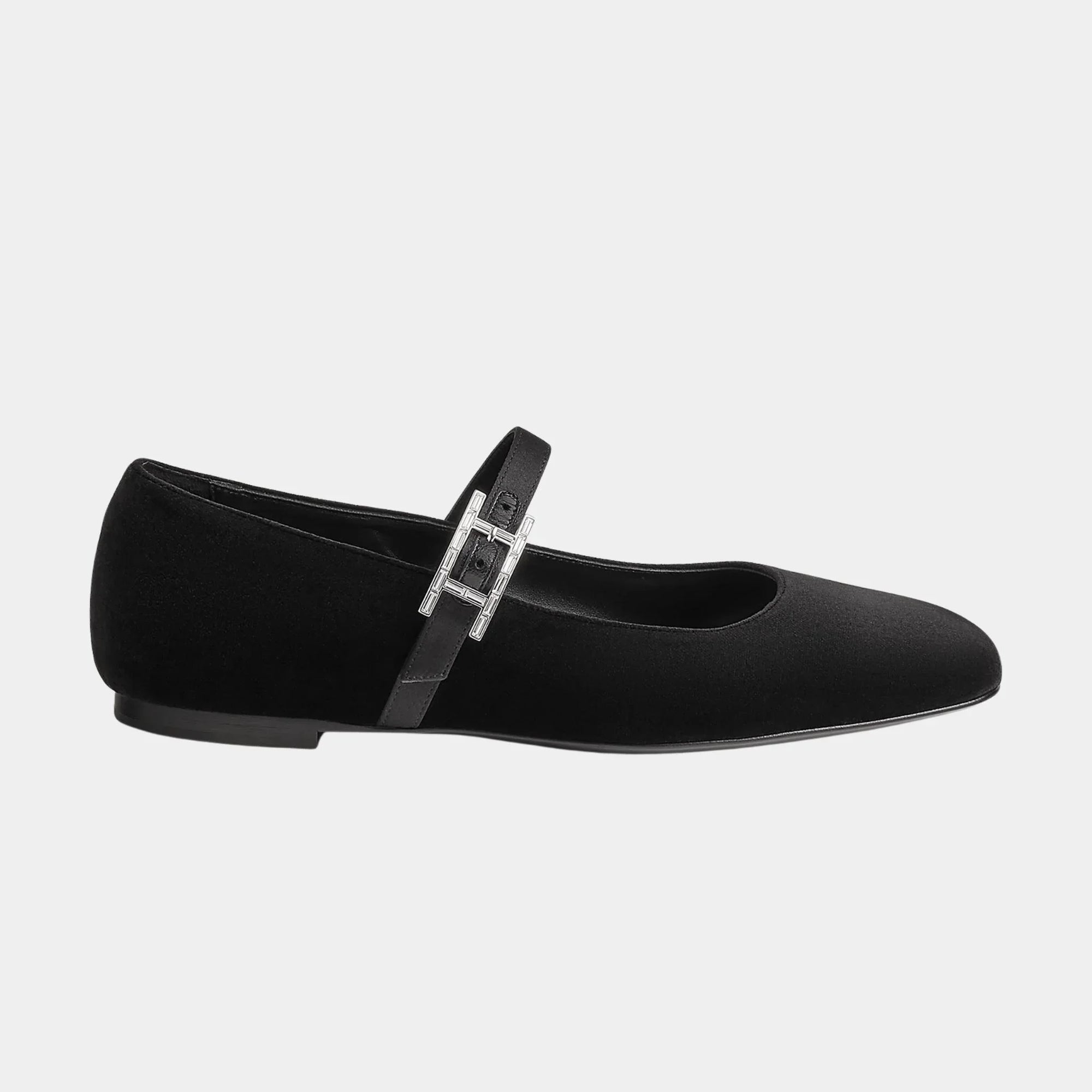 Jane Ballerinas In Velvet And Satin Fabric Hermes оригінал – Купити в Україні – детальний вид