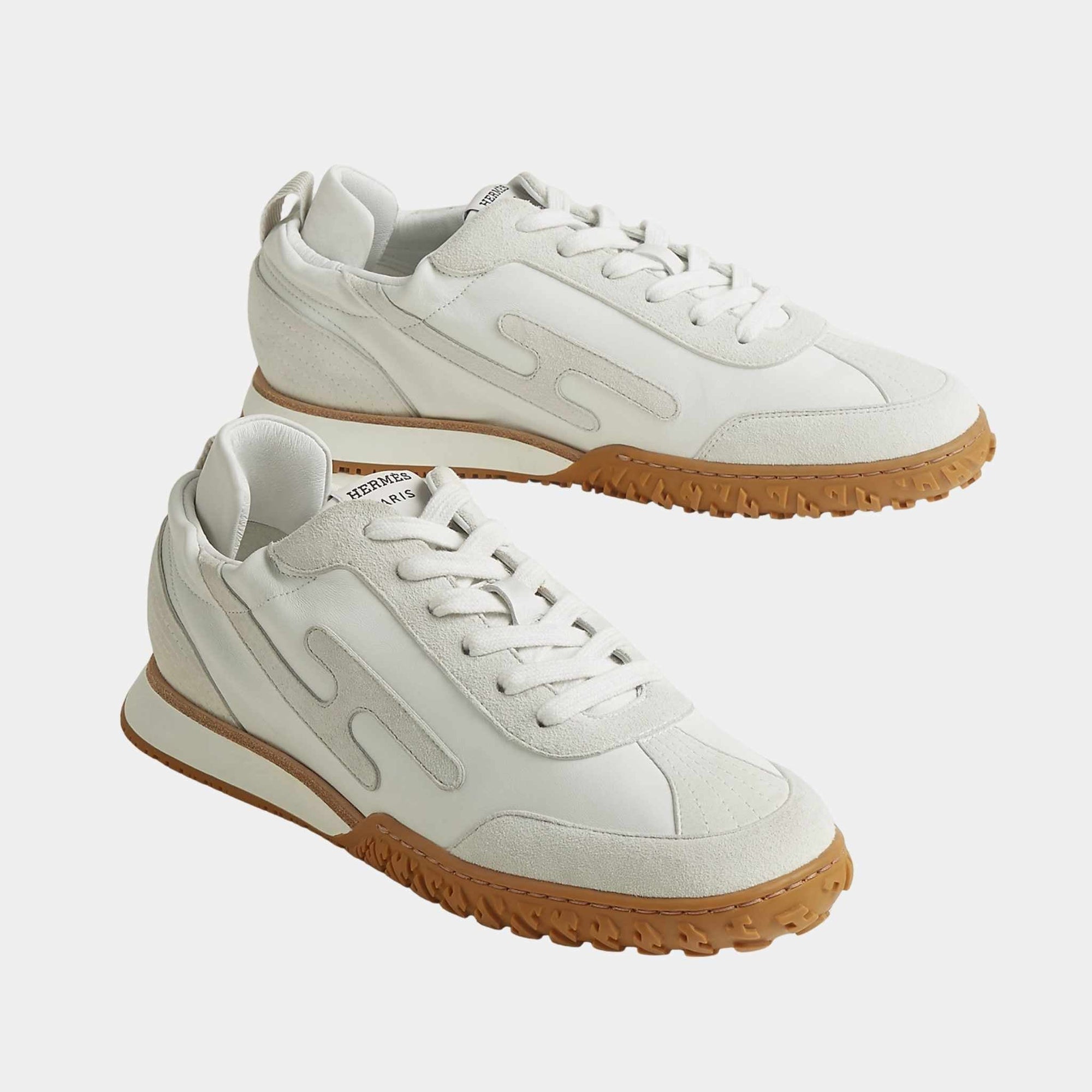 Оригінальна Jet Sneaker In Nappa Leather And Suede Goatskin Hermes – боковий вид