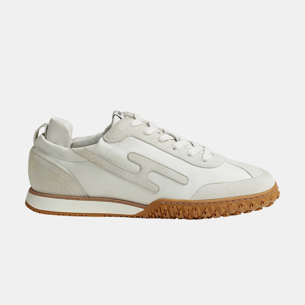 Оригінальна Jet Sneaker In Nappa Leather And Suede Goatskin Hermes – вид ззаду