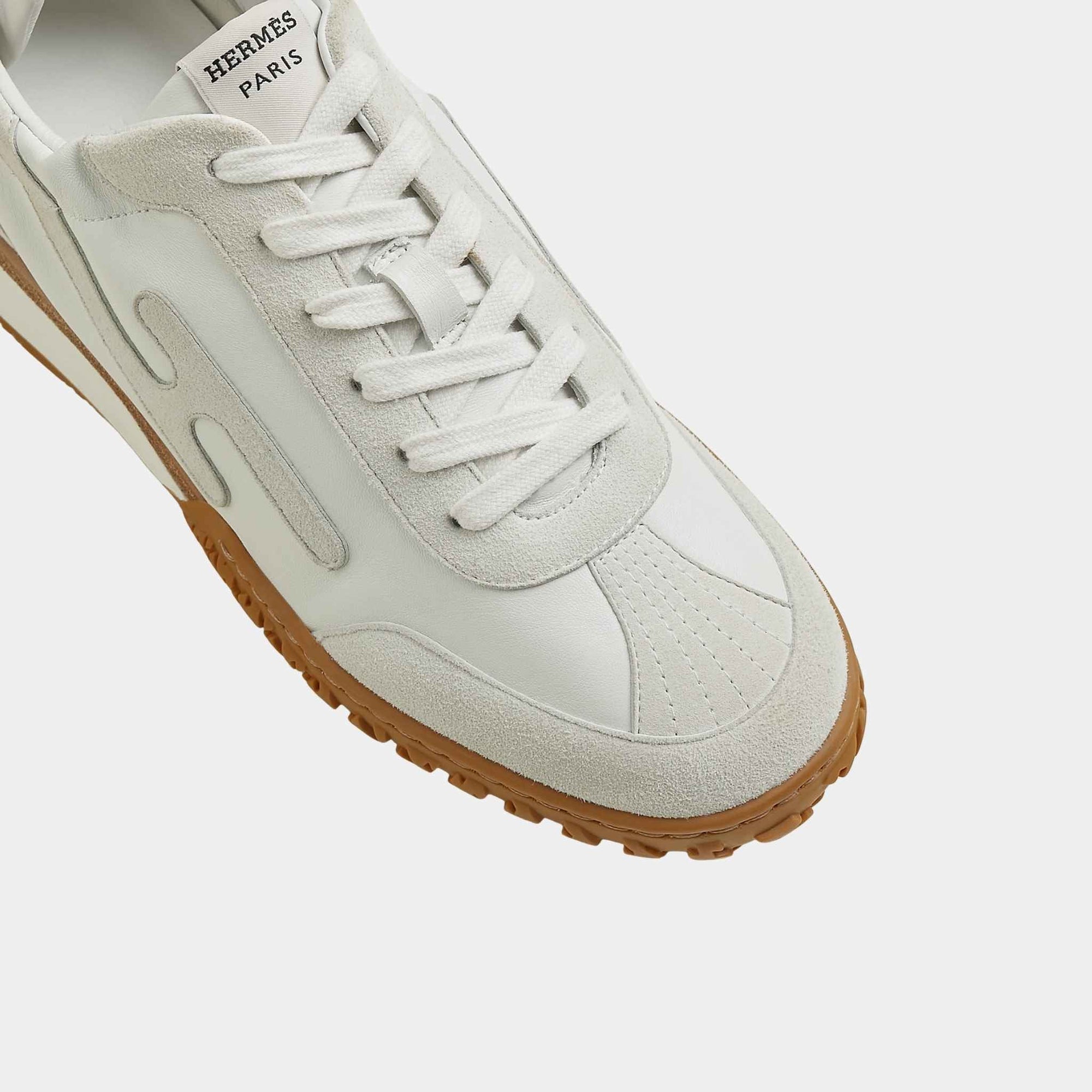 Оригінальна Jet Sneaker In Nappa Leather And Suede Goatskin Hermes – детальний вид