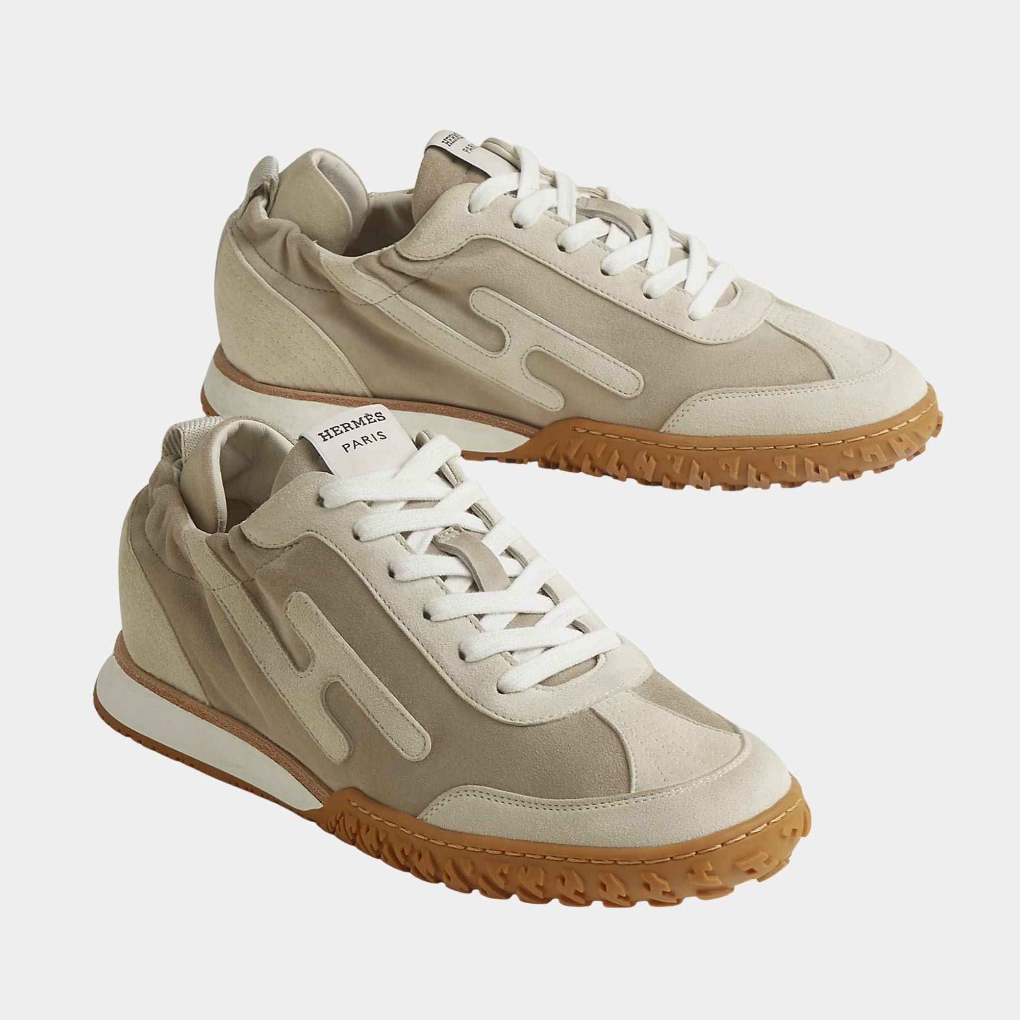 Jet Sneaker In Suede Goatskin Hermes оригінал – Купити в Україні – боковий вид