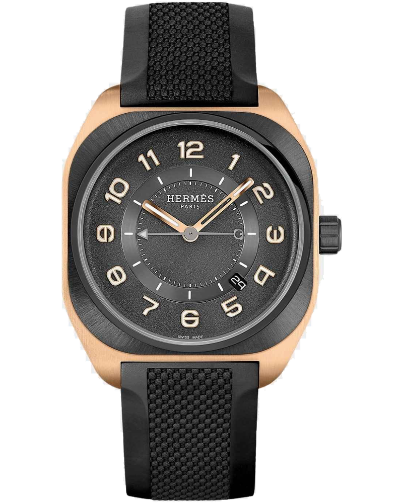 H08 42 MM Rose Gold And Titanium Watch Hermes – Гарантія оригінальності