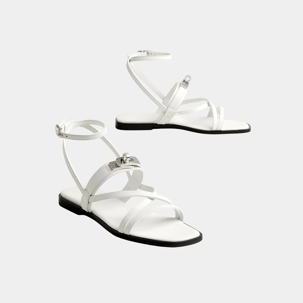 June Sandals With Straps In Calfskin Hermes – Гарантія оригінальності – збільшений вид