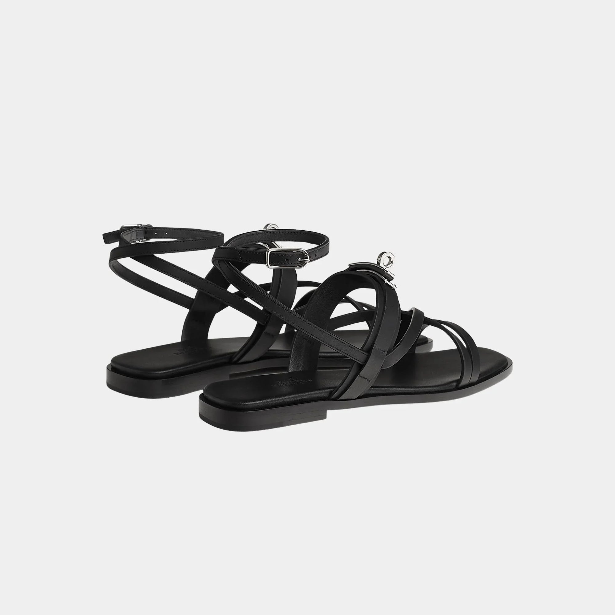 June Sandals With Straps In Calfskin Hermes – Гарантія оригінальності – детальний вид