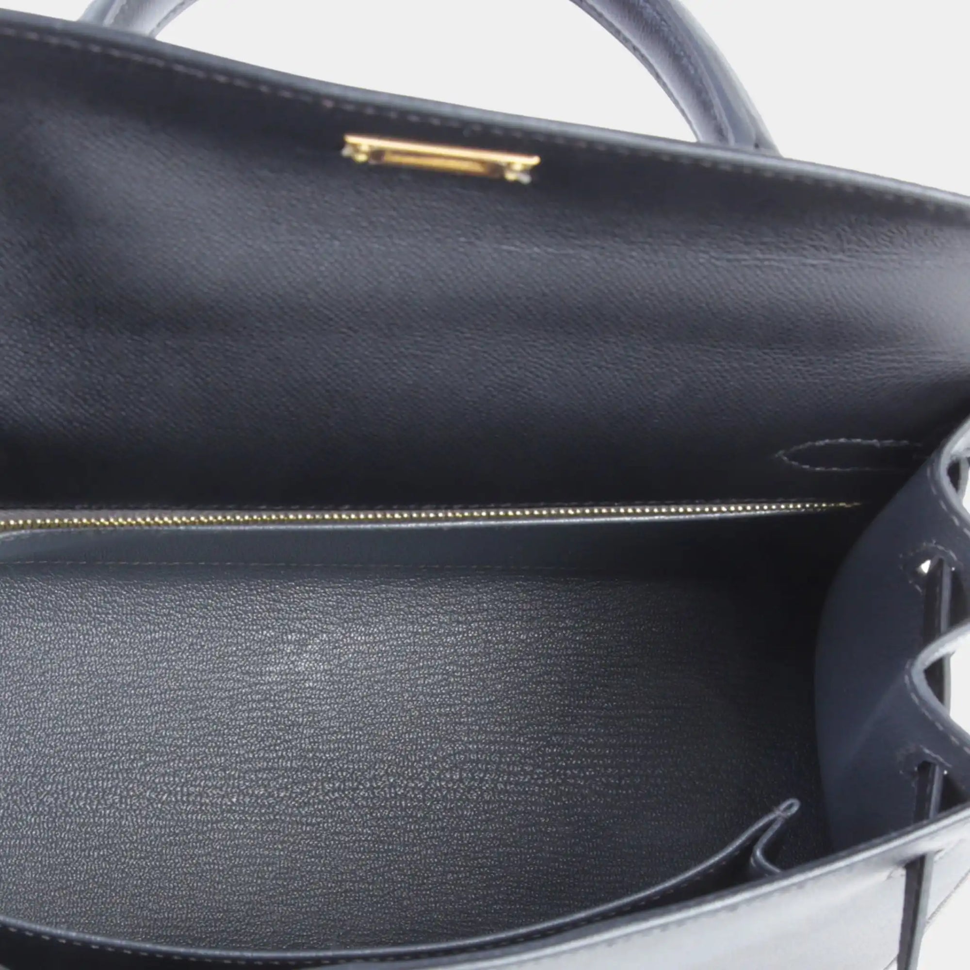 Kelly 25 Madame Black Hermes – Гарантія оригінальності – детальний вид