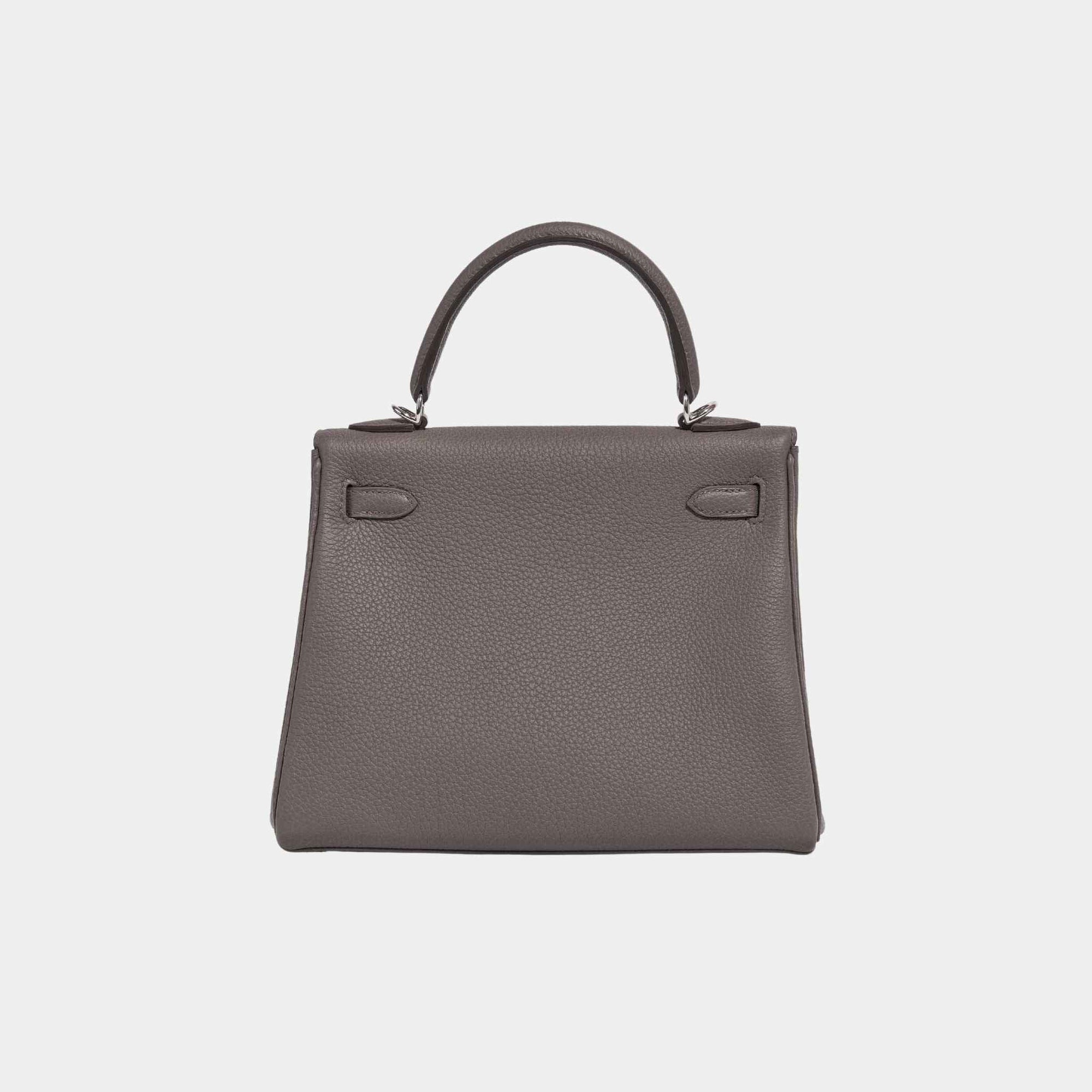 Kelly 25 Togo Etain Phw Hermes – Гарантія оригінальності – детальний вид