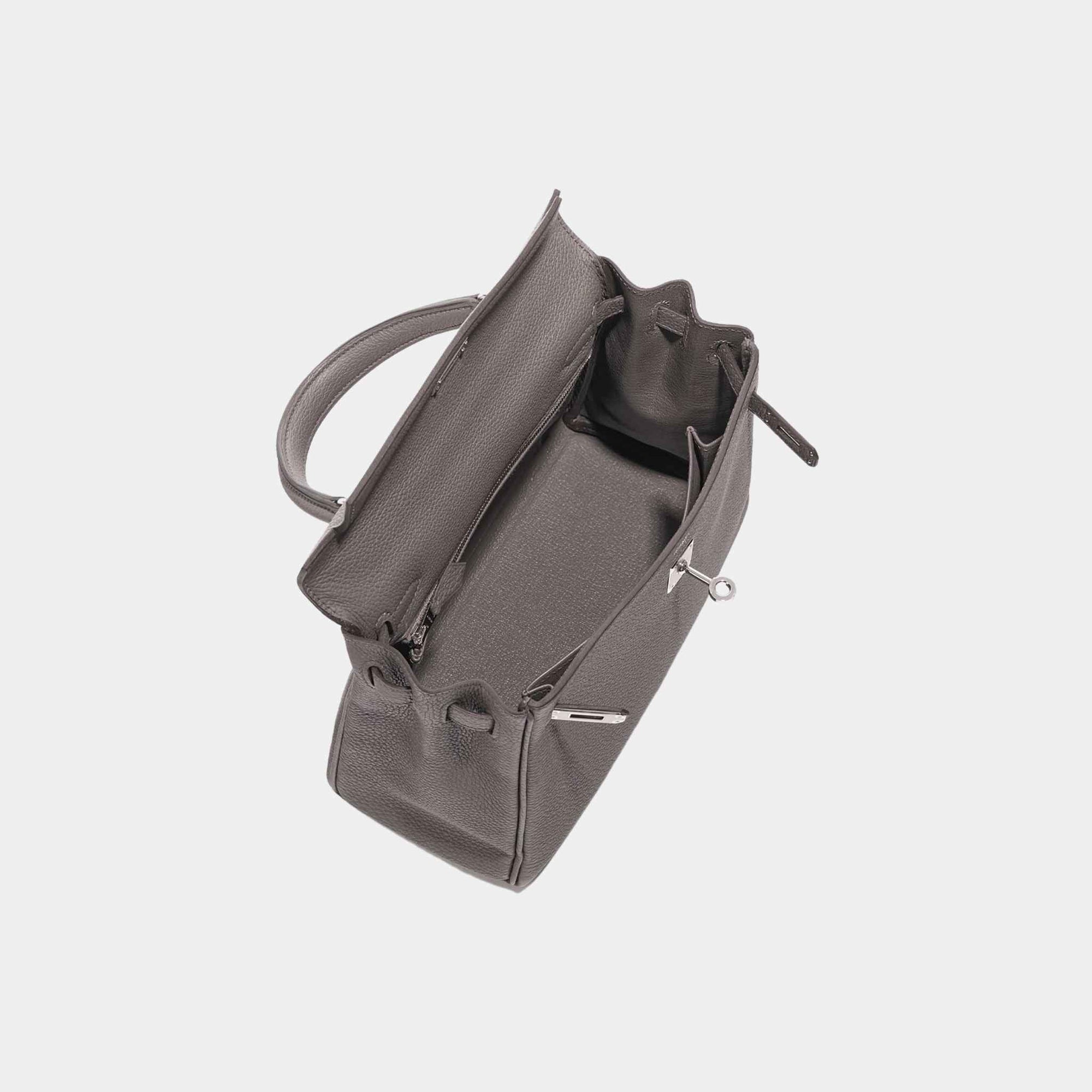 Kelly 25 Togo Etain Phw Hermes – Гарантія оригінальності – вид ззаду