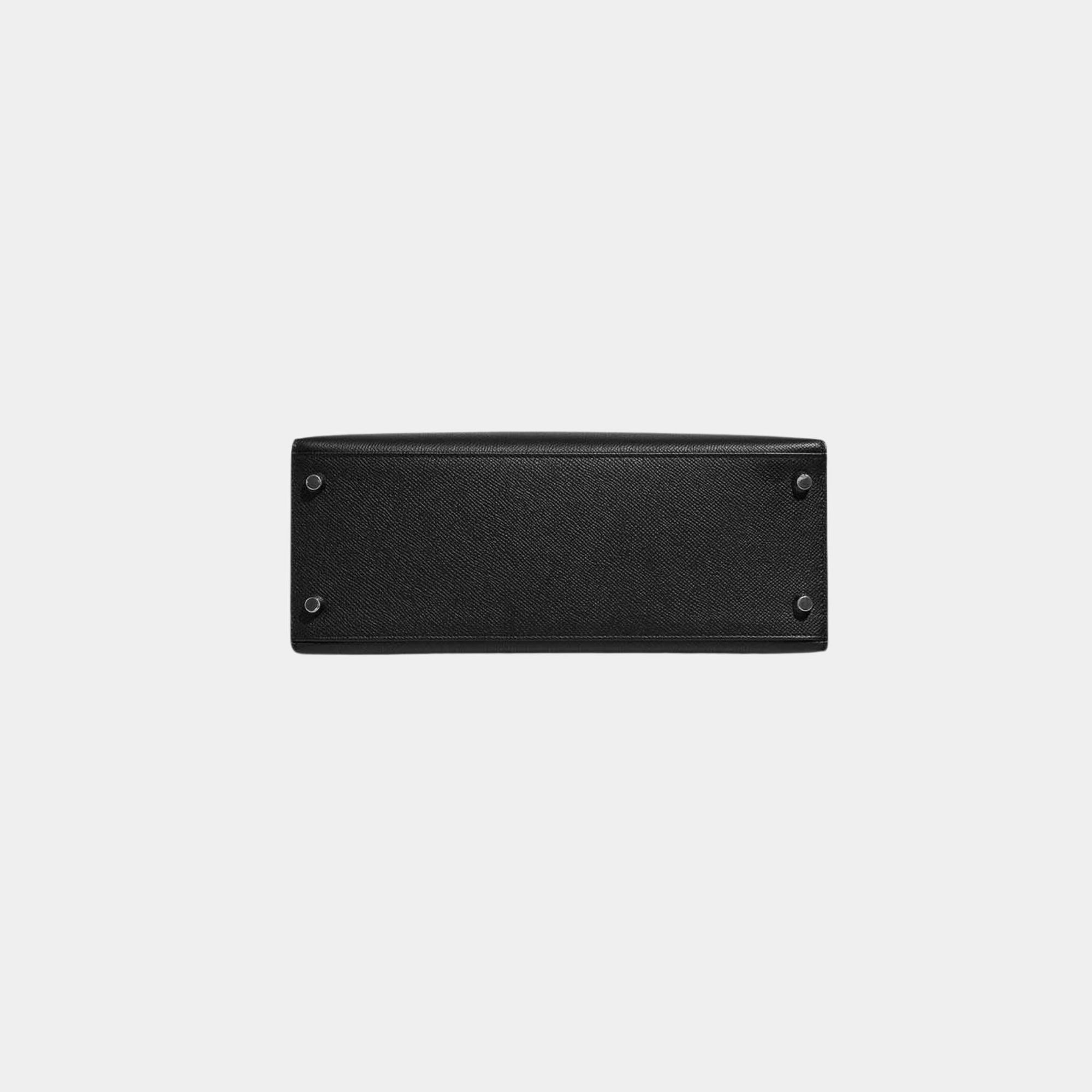 Оригінальна Kelly 28 Epsom Black Phw Hermes – збільшений вид
