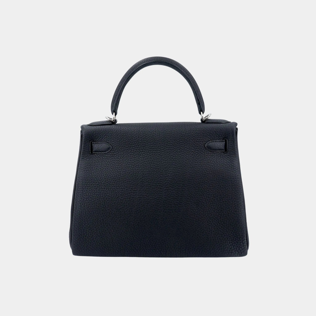 Kelly 28 Togo Black Phw Hermes оригінал – Купити в Україні – вид ззаду