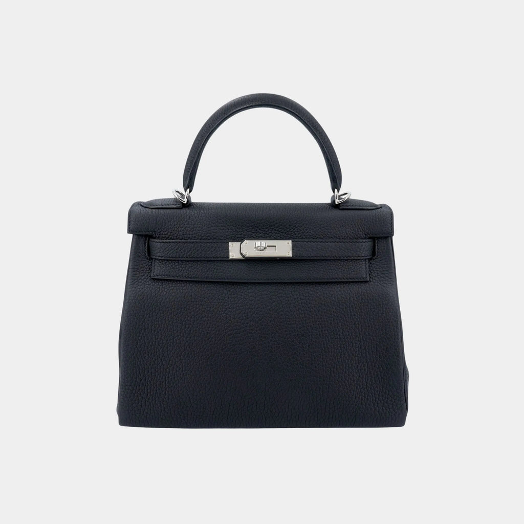 Kelly 28 Togo Black Phw Hermes оригінал – Купити в Україні – боковий вид