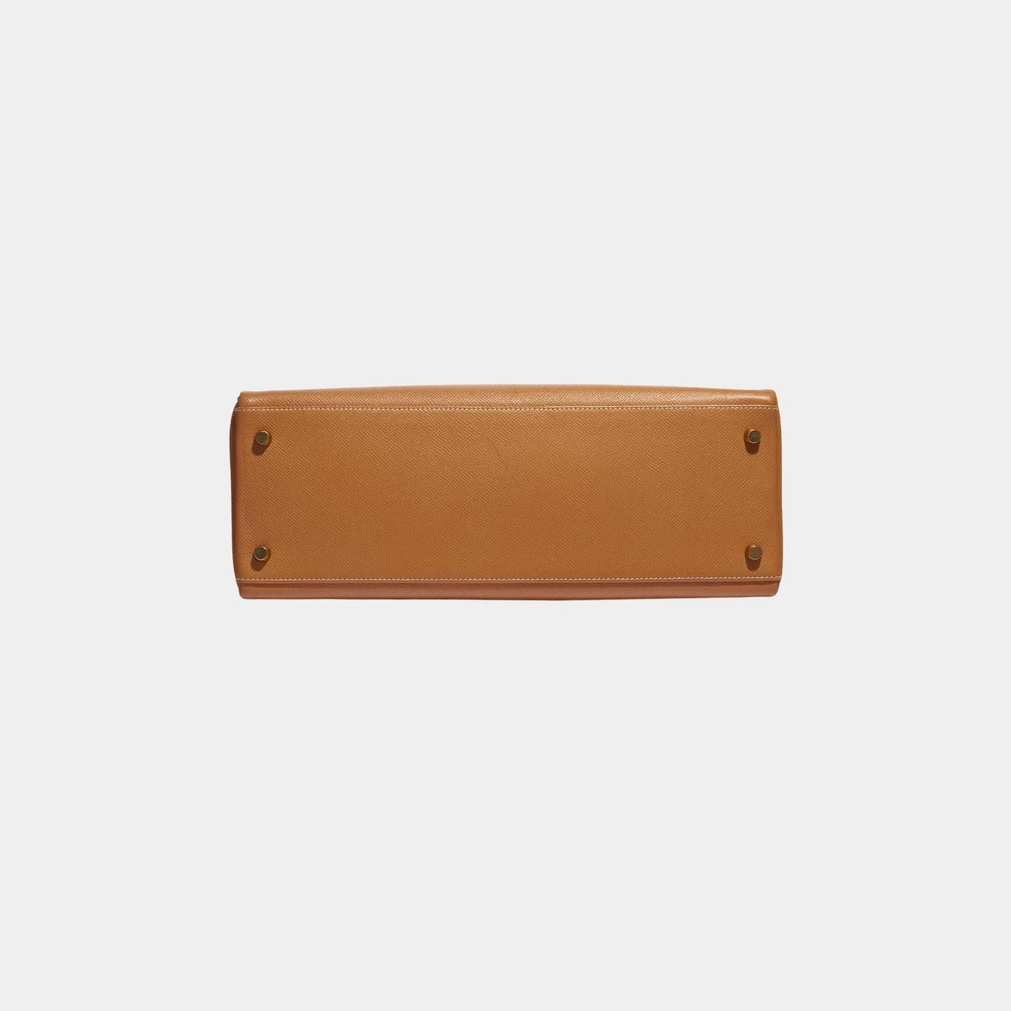 Kelly 35 Epsom Gold Ghw Hermes – Гарантія оригінальності – збільшений вид