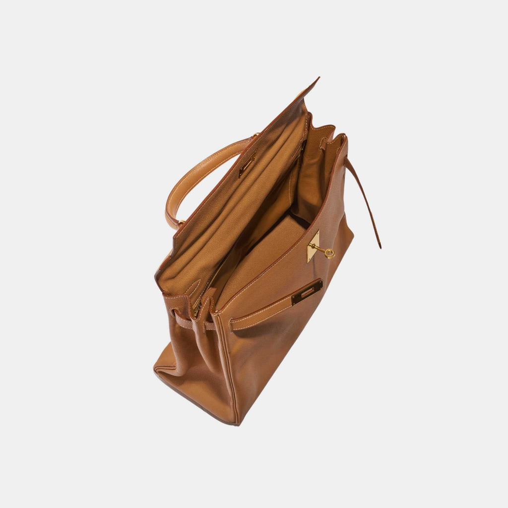 Kelly 35 Epsom Gold Ghw Hermes – Гарантія оригінальності – вид ззаду