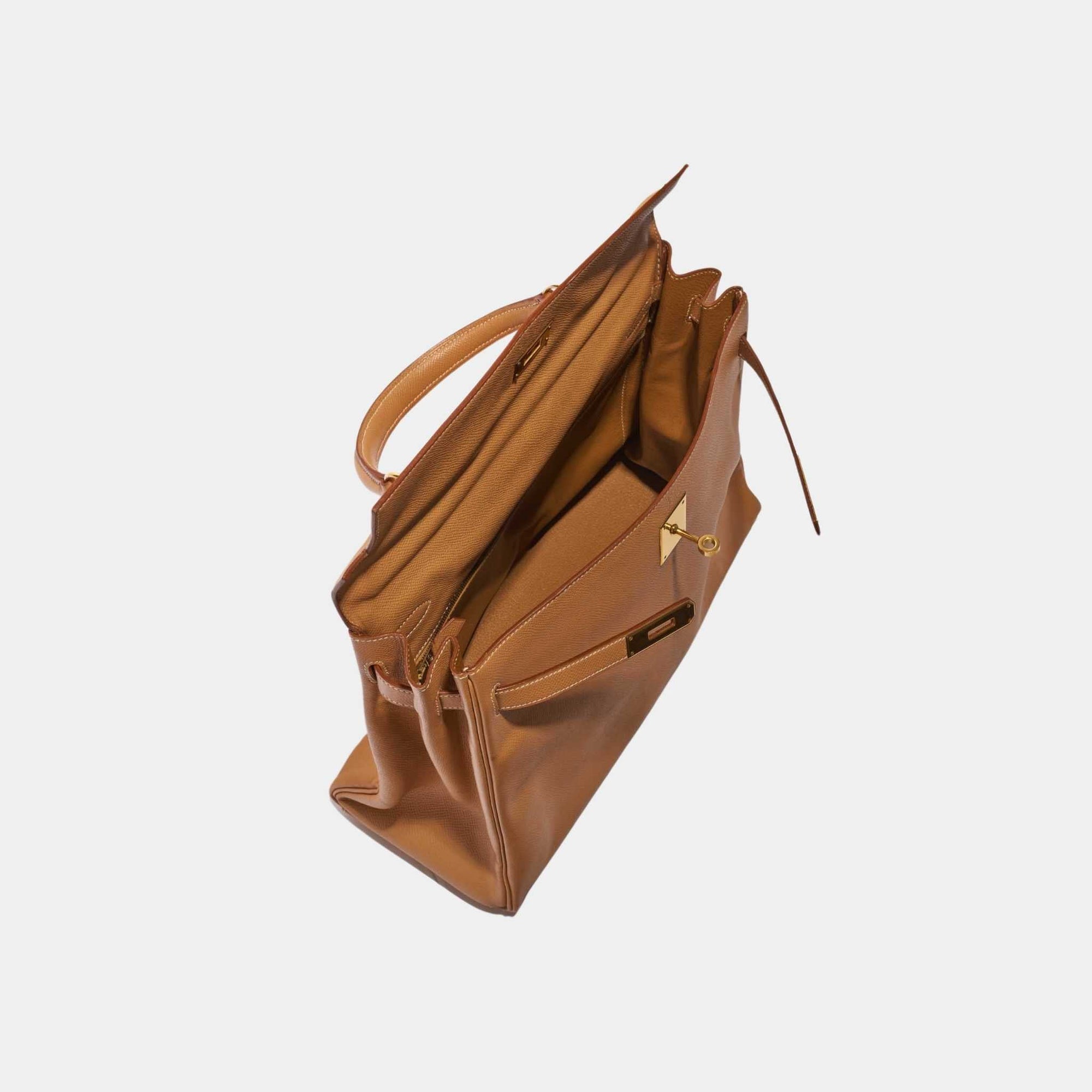 Kelly 35 Epsom Gold Ghw Hermes – Гарантія оригінальності – вид ззаду