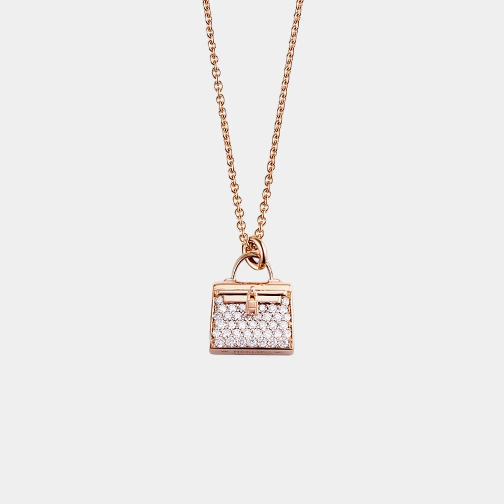 Kelly Amulets Pendant Rose Gold Hermes – Гарантія оригінальності – вид ззаду