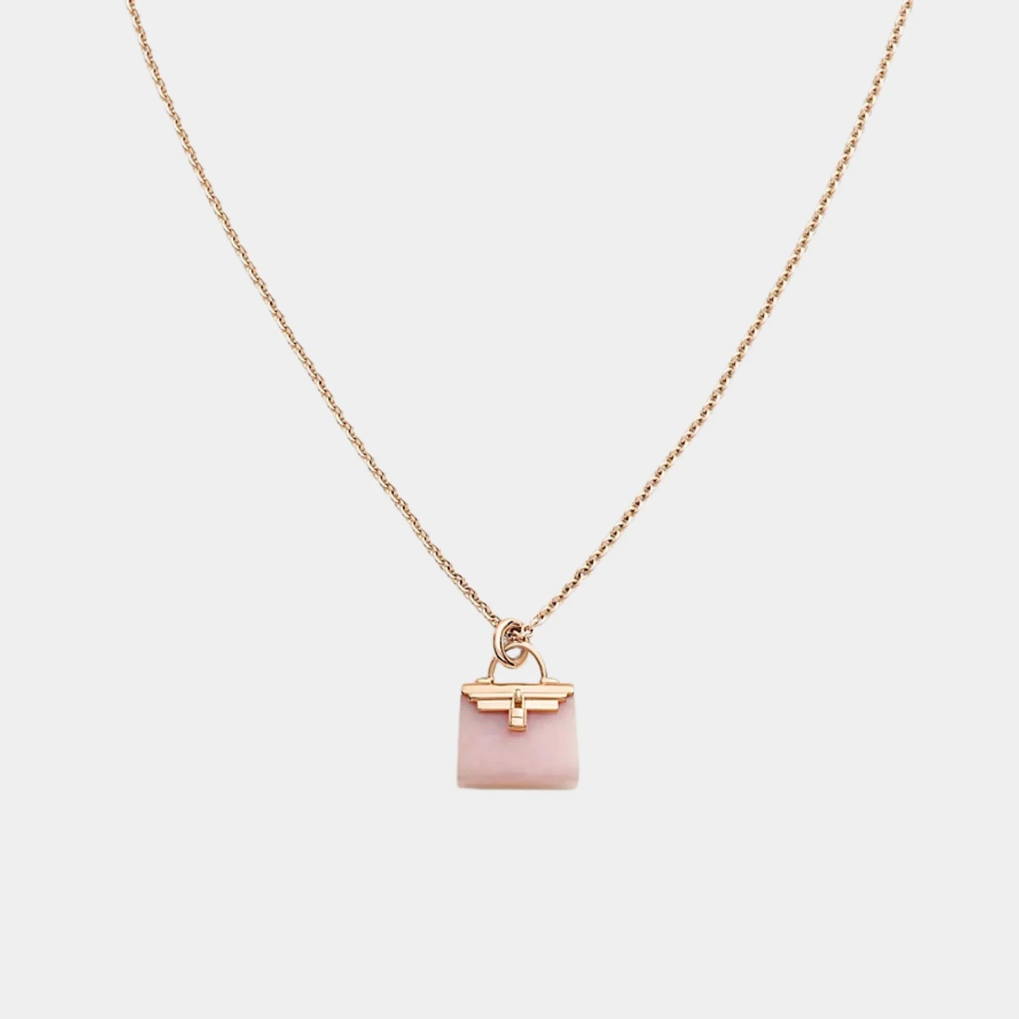 Kelly Amulets Pendant Rose Gold Hermes – Гарантія оригінальності – вид ззаду