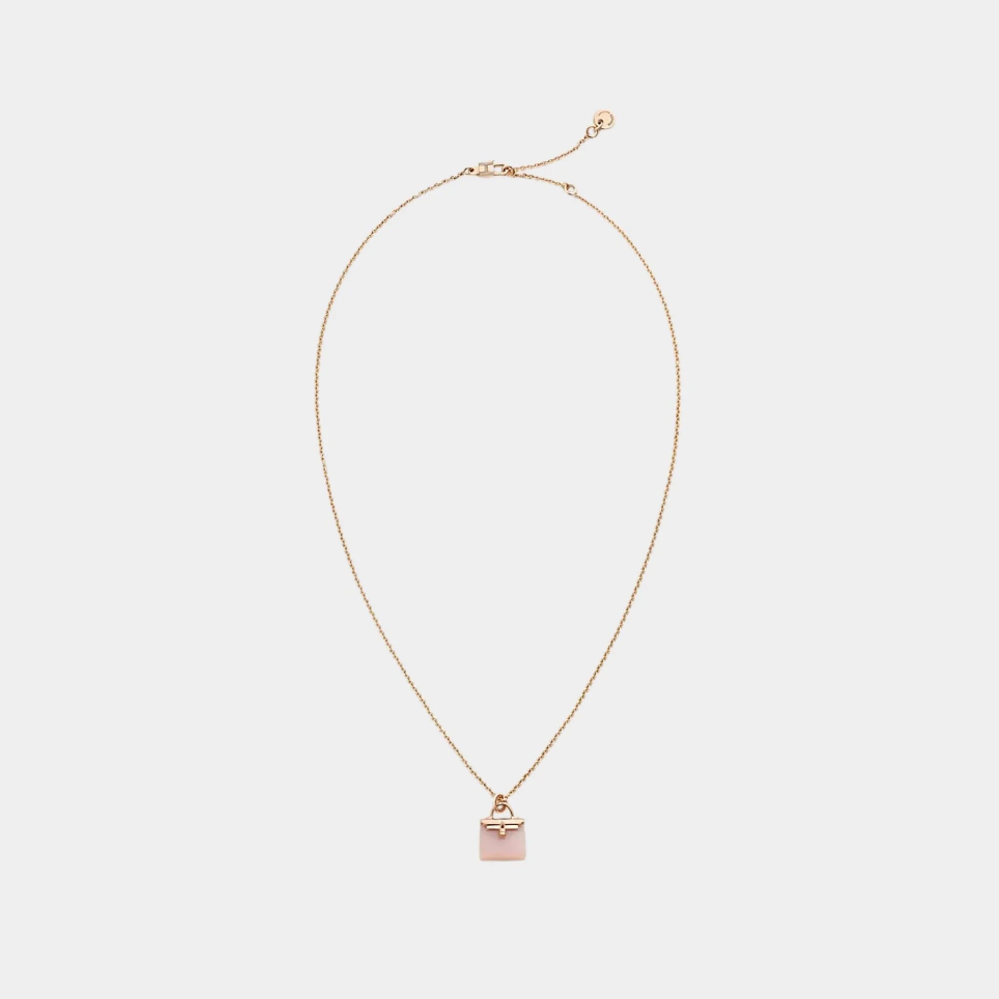 Kelly Amulets Pendant Rose Gold Hermes – Гарантія оригінальності – боковий вид