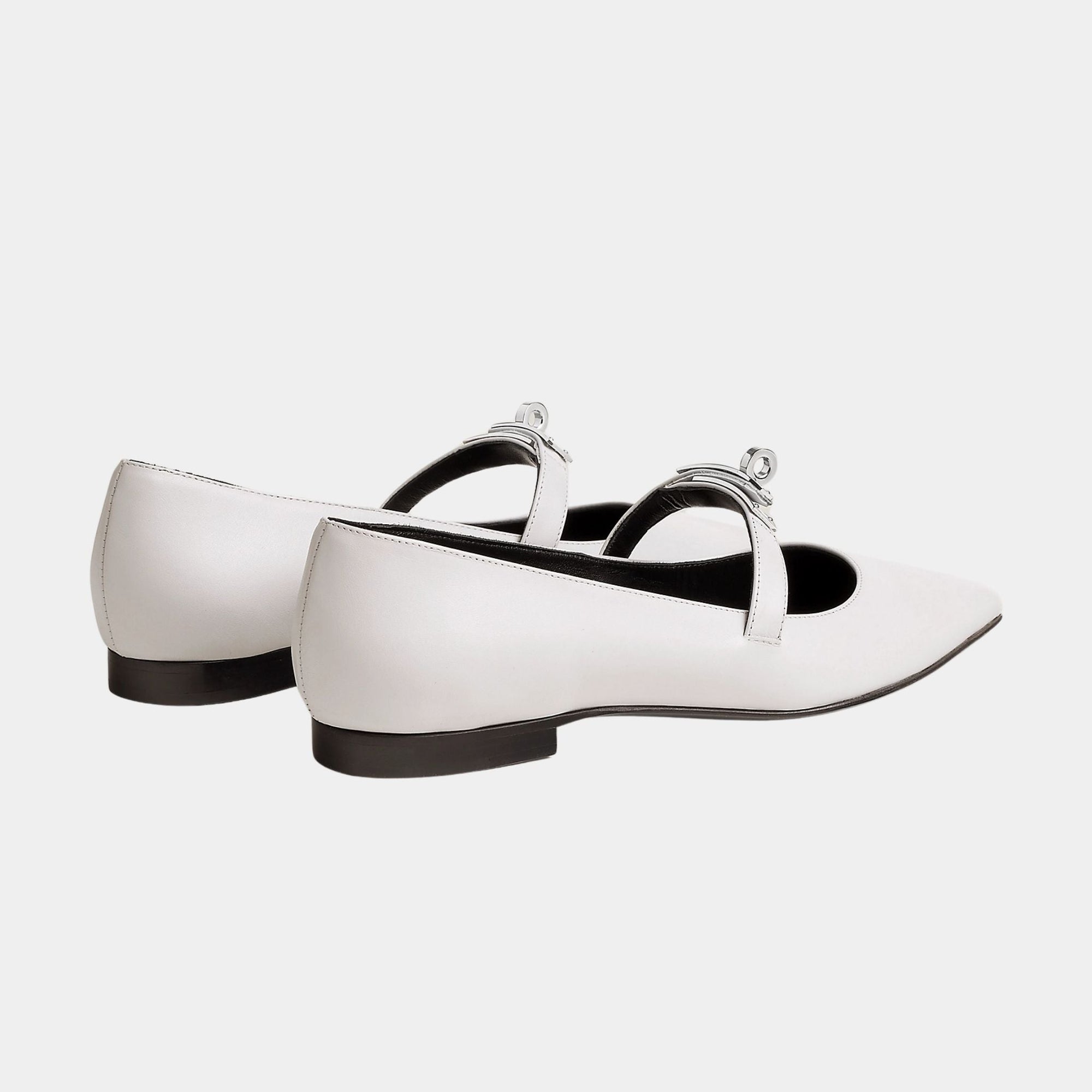 Оригінальна Kelly Ballerinas Calfskin Hermes – вид ззаду